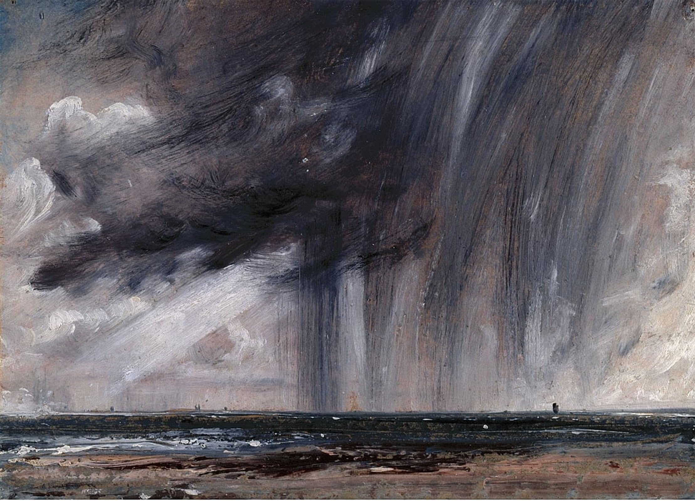 ARTXLXXBN Famous Art Print Poster Vintage Wall Art Rainstorm Over the Sea by John Constable Canvas Art Poster for Home Decor 60x90cm