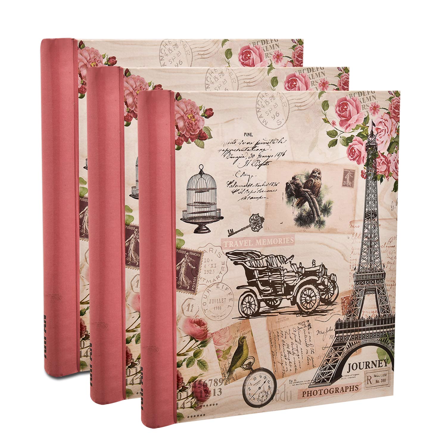 Arpan Travel Memories Self-Adhesive Photo Albums With Totalling 60 Sheets/120 Sides (Travel Memories)