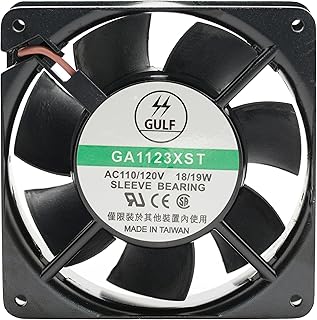 Jameco ValuePro 120x120x38mm Tubeaxial Fan 115 VAC Sleeve Bearing Terminals 120 CFM