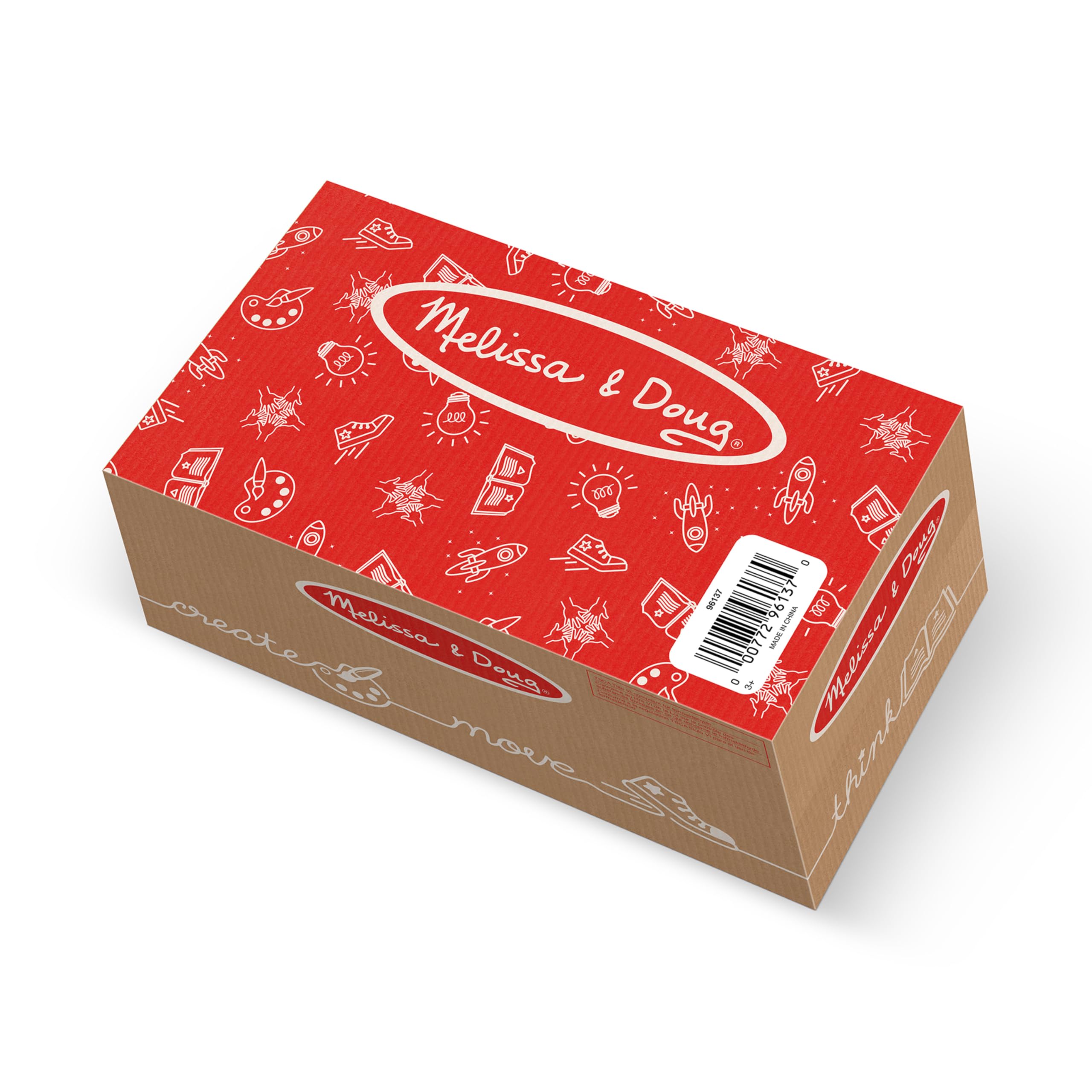 MELARQT Melissa & Doug Holzbauernhof Zug Spielzeug-Set (E-Commerce Verpackung)