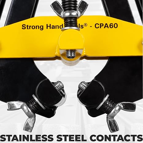 Strong Hand Tools, Pipe Alignment Clamp, Pipe Diameter Capacity: 2 - 6, Fit-Up Clamp, Quick Acting Screws, Stainless Steel Contact Adjustment Screws, CPA60