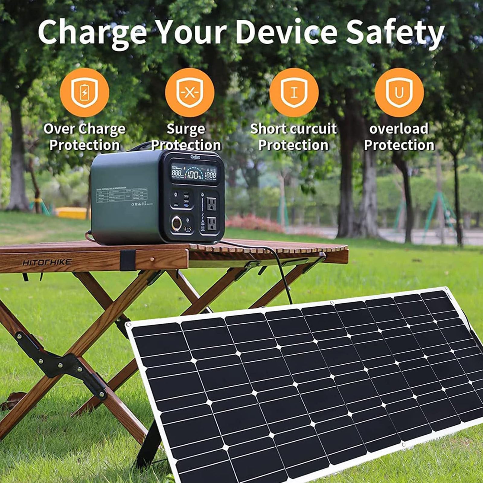 Kit de panel solar flexible de 150 W, 200 W, 300 W, 400 W y 520 W para casas rodantes, paneles solares, paneles solares Renogy, embarcaciones y superficies irregulares: panel solar monocristalino +