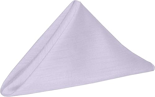 Miniatura 33 de Ultimate Textile Holiday Red Reversible Shantung Satin Cloth Dinner Napkins - 20" x 20" (Set of 24) Washable Polyester Cloth Napkins with Serged