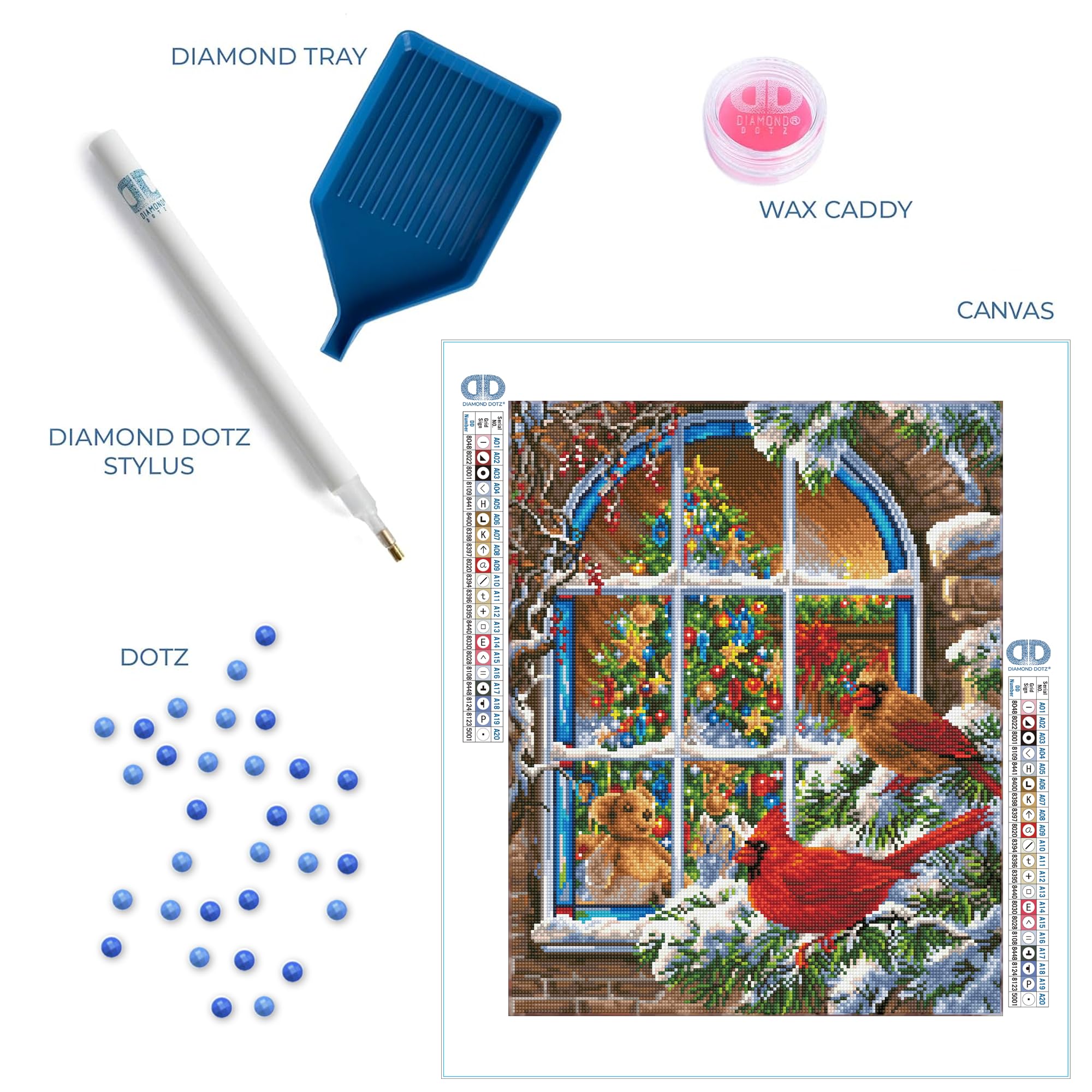 ダイヤモンドアートクラブ　Cozy Christmas DACキット Cozy Christmas – Diamond Art Club