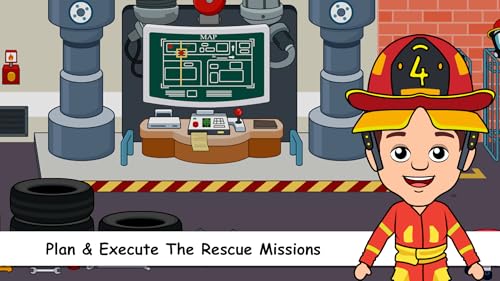 Minha Cidade Tizi: Jogos de Corpo de bombeiros - Mundo dos caminhões de bombeiros & bombeiros