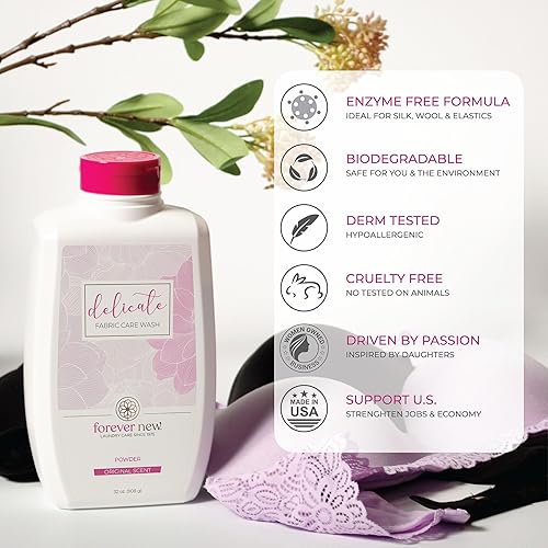 Miniatura 4 de Ovacion by FOREVER NEW Detergente líquido para ropa sucia, lavado delicado, perfumado, 16 onzas líquidas