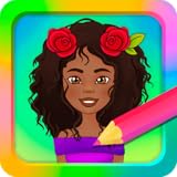 ⭐ Zoom in, zoom out to color with sparkles all small details of ballerinas coloring pages