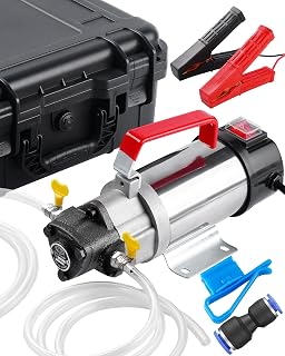 Oil Extractor Pump 12V, Oil ChangePump for for Motor Oil, Gear Oil, Transmission Fluid Removal, Heavy-duty Oil Transfer Pump for Car, Mower, Marine