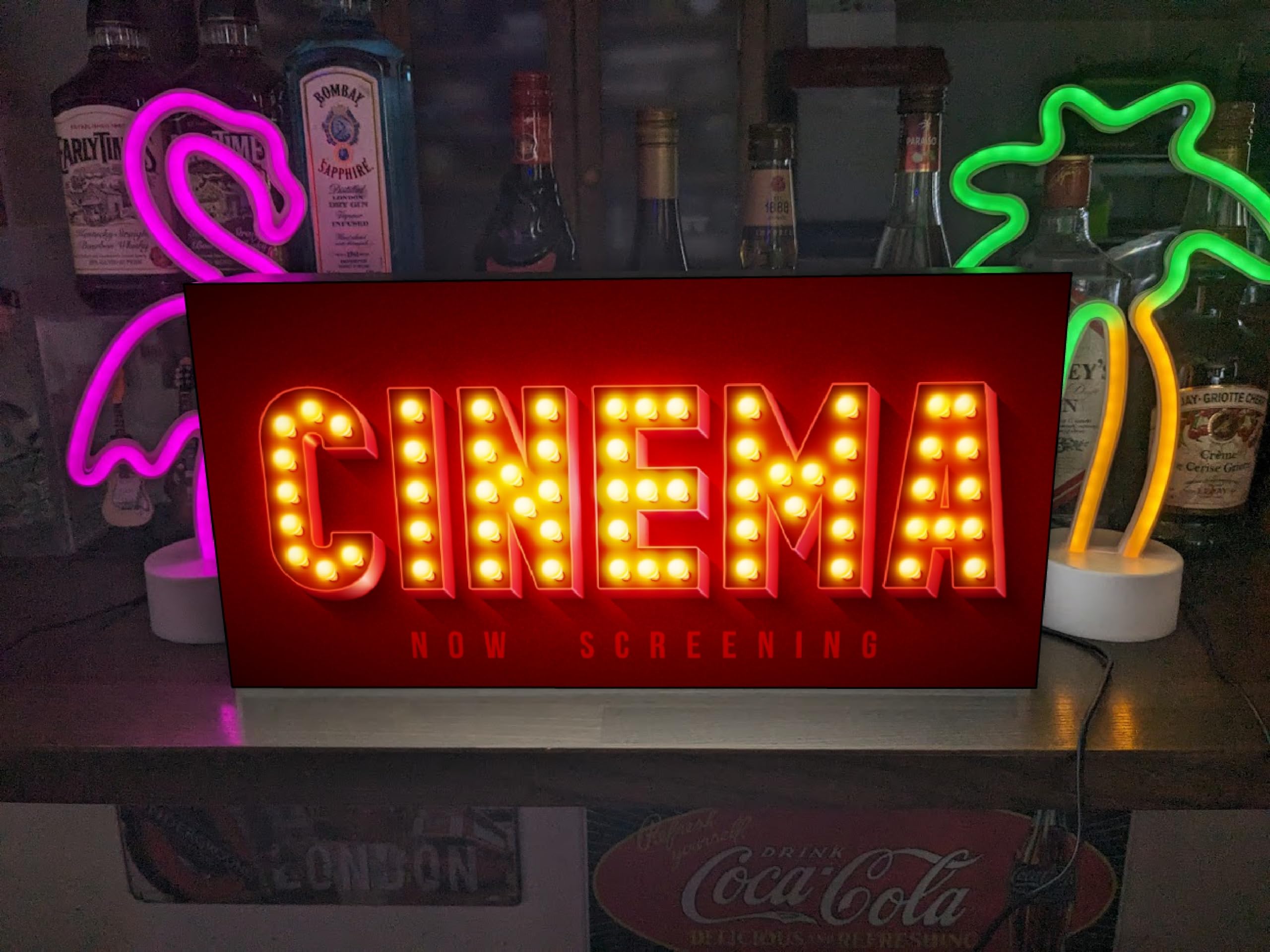 Amazon.co.jp: 立体に見える【Lサイズ】映画の時間 CINEMA 映画 映画館