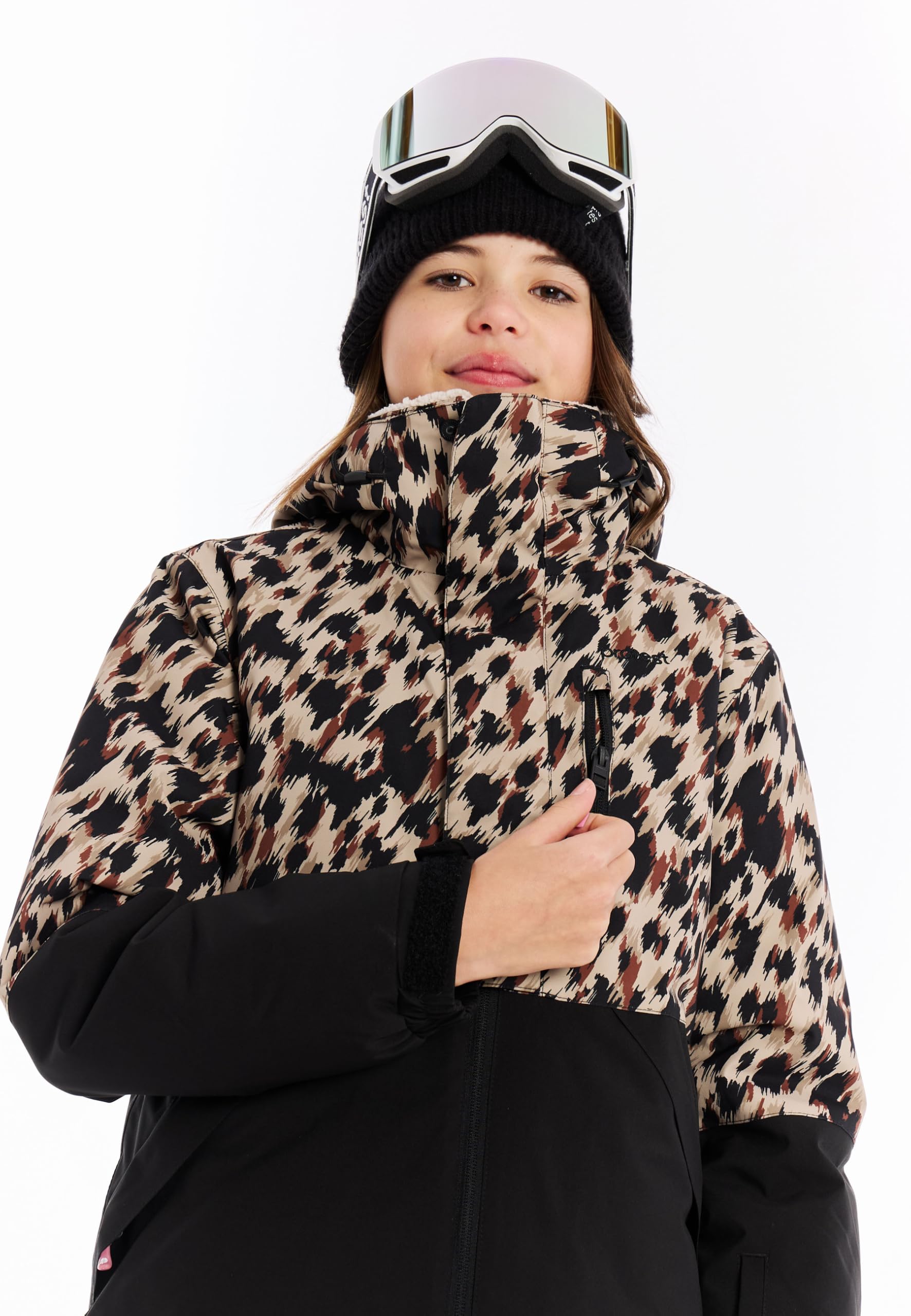 Protest Mädchen Ski- Und Snowboardjacke PRTLeopart JR