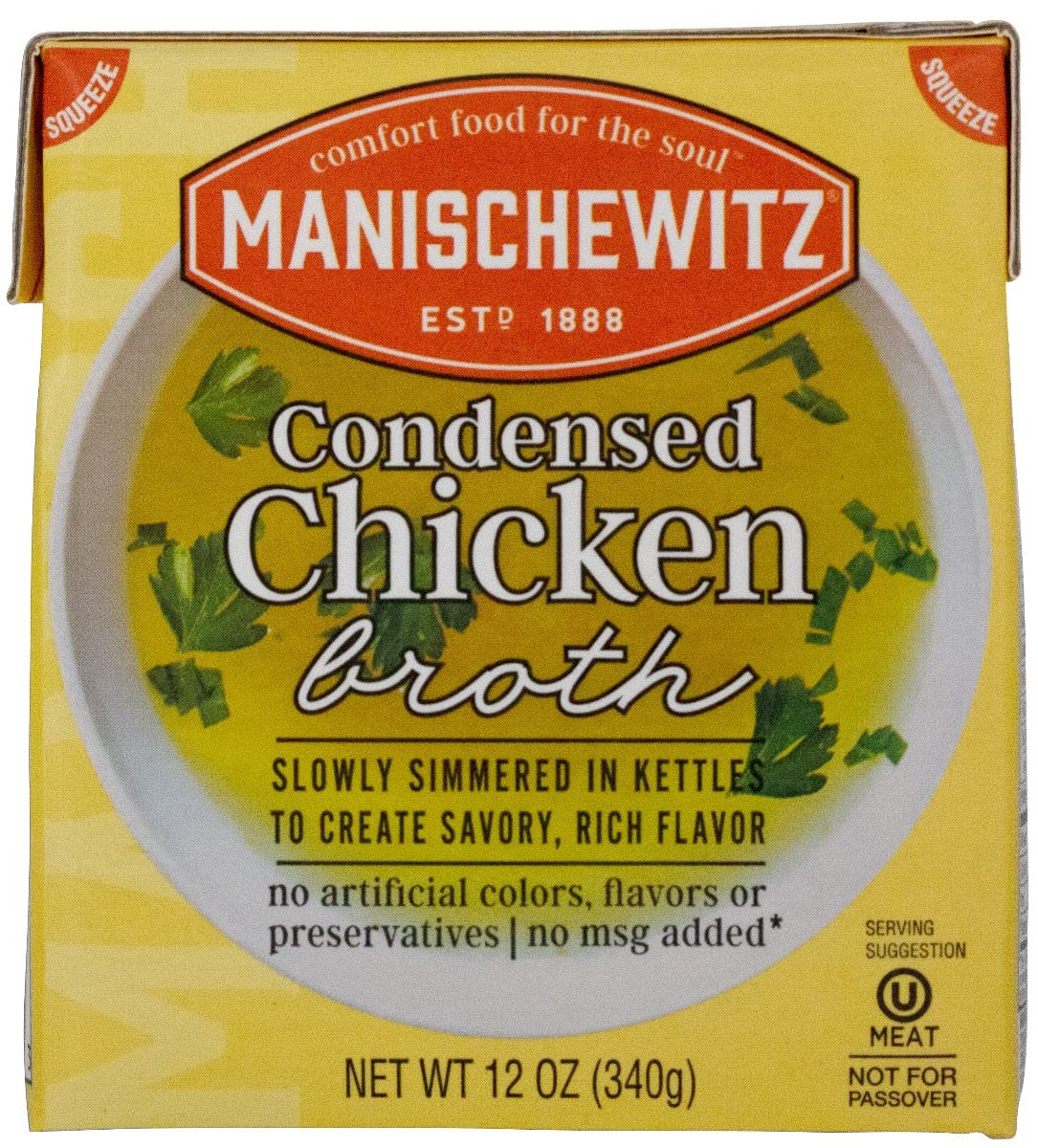 MANISCHEWITZ Condensed Chicken Broth, 12 OZ