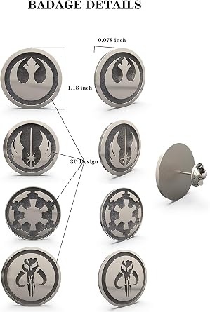 Hunter Galactic EmpireRebel Alliance Jedi Order Symbol Badge Pin Accessories