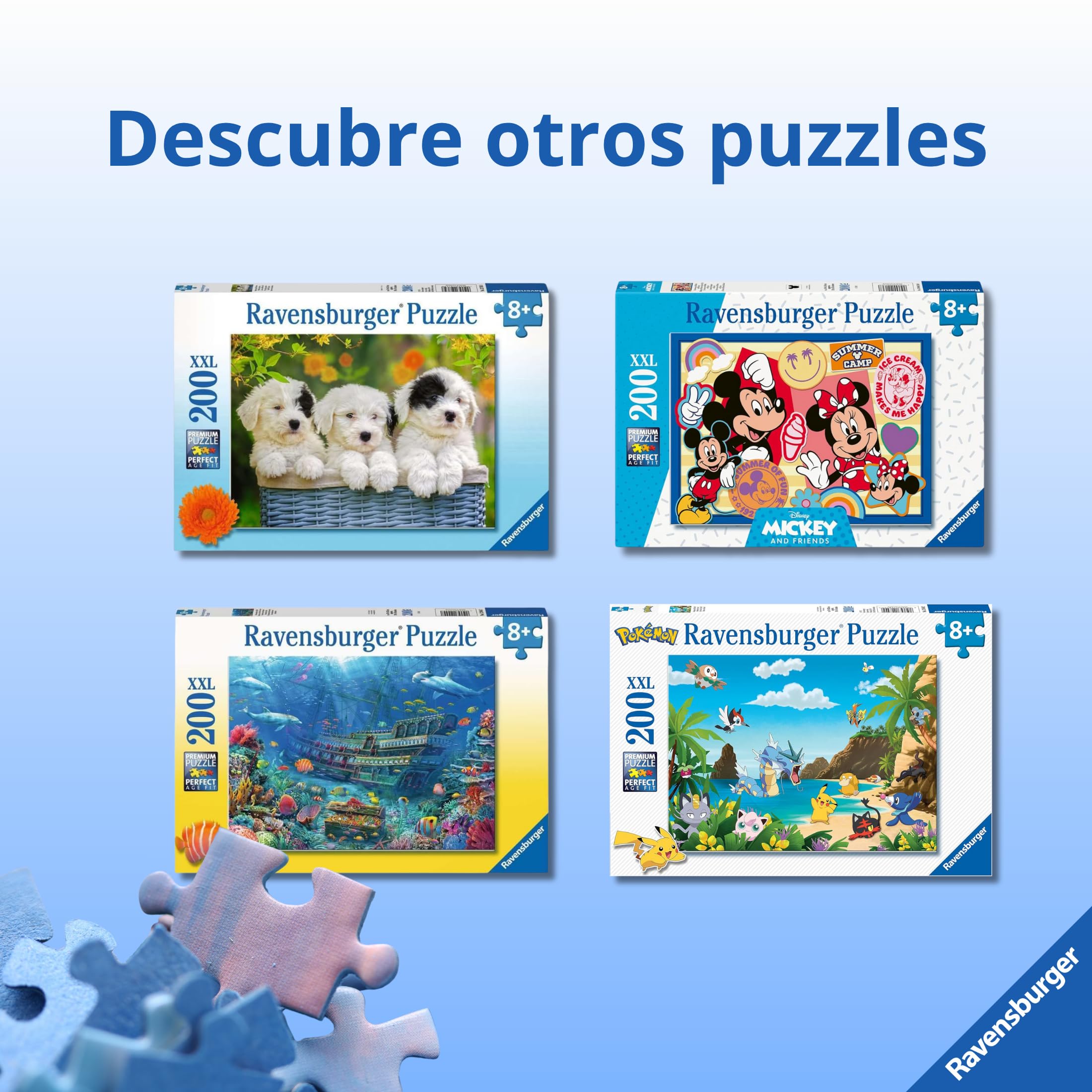 Puzzle Ravensburger De Minecraft – 200 Piezas, Tamaño XXL, 49x36 Cm, Para Niños De 8 Años En Adelante