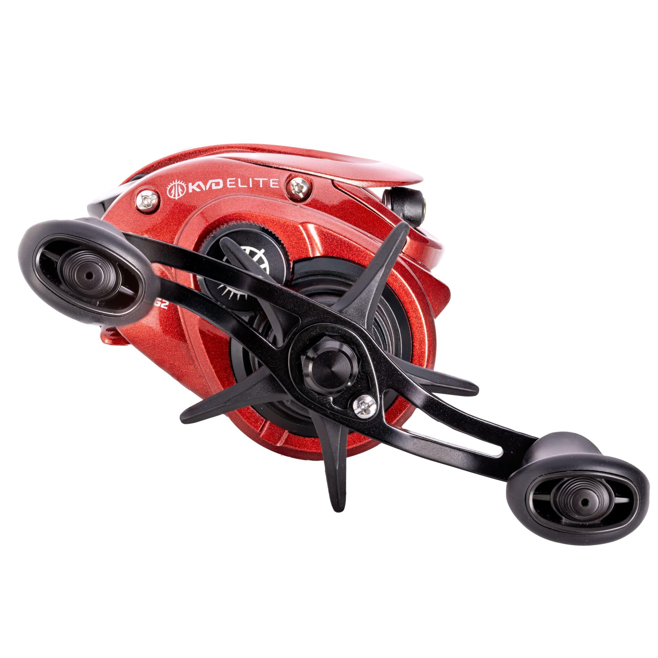 Lew's KVD Elite Baitcast Fishing Reel, RH Retrieve, 7.5:1 Gear Ratio
