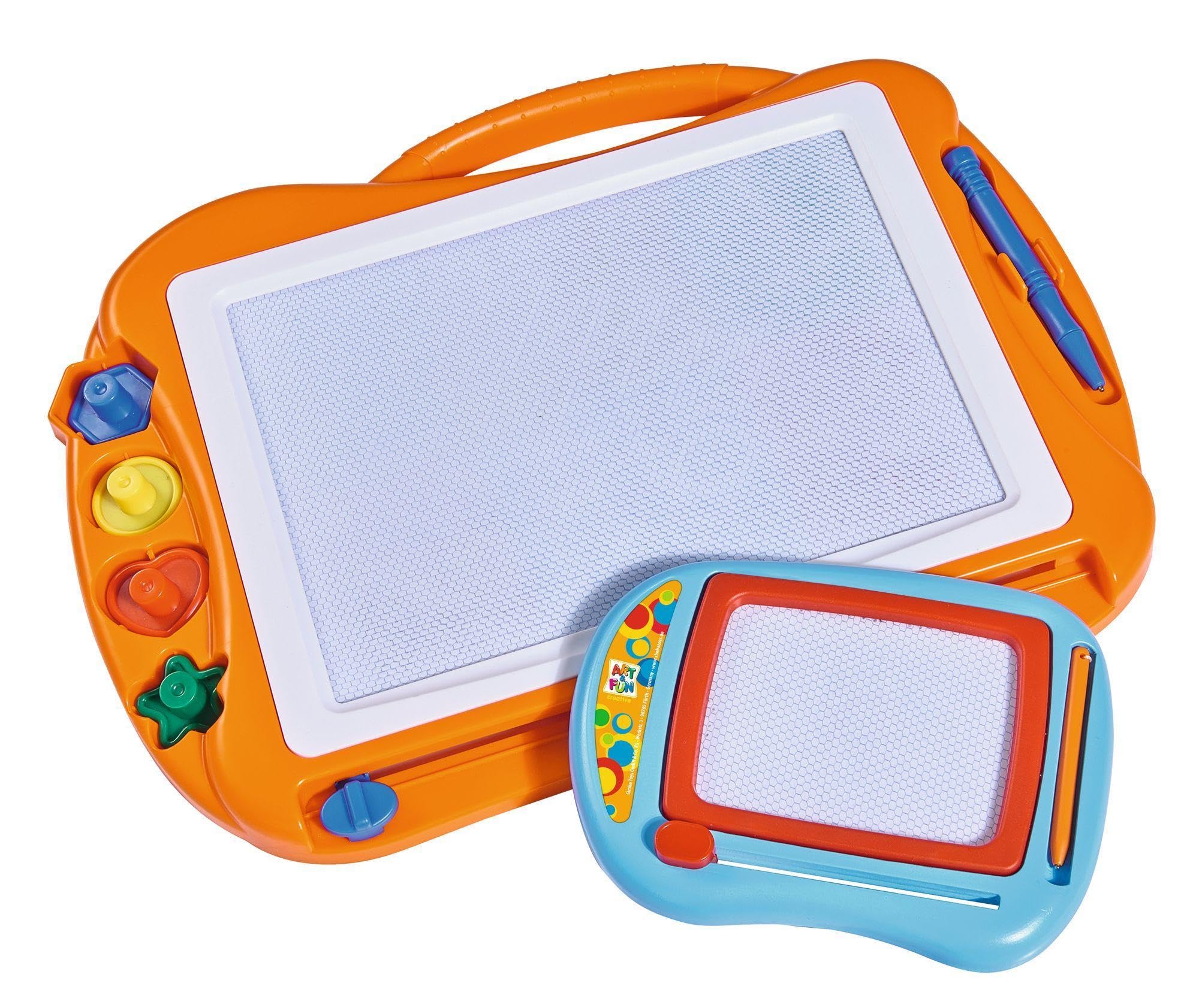 Simba Art und Fun 106334149 Lot de 2 Tableaux à Peindre, 40 x 29 cm, 16 x 13 cm, à partir de 3 Ans