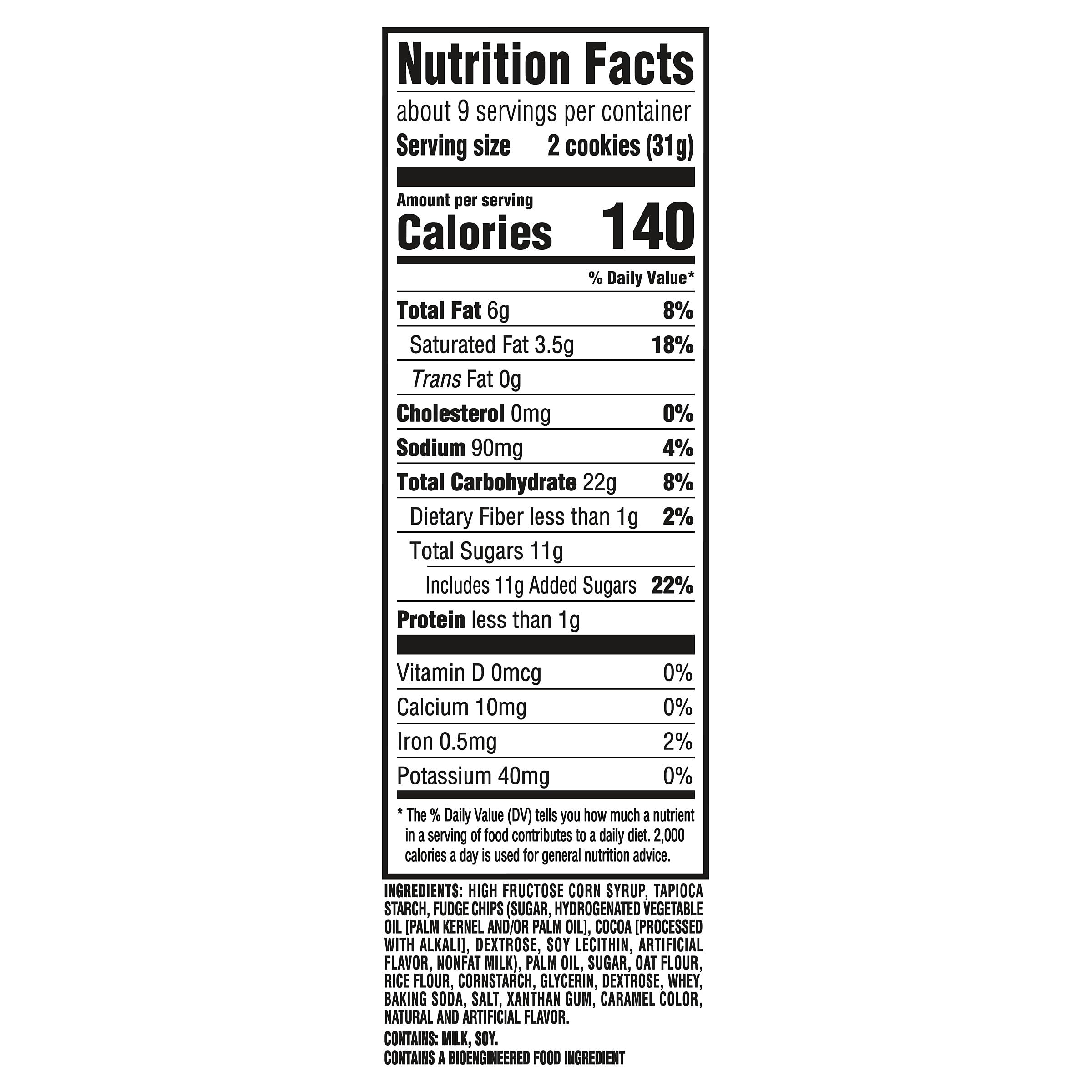 CHIPS AHOY Chewy Gluten Free Fudgy Chocolate Chip Cookies 9 75 oz — view 2