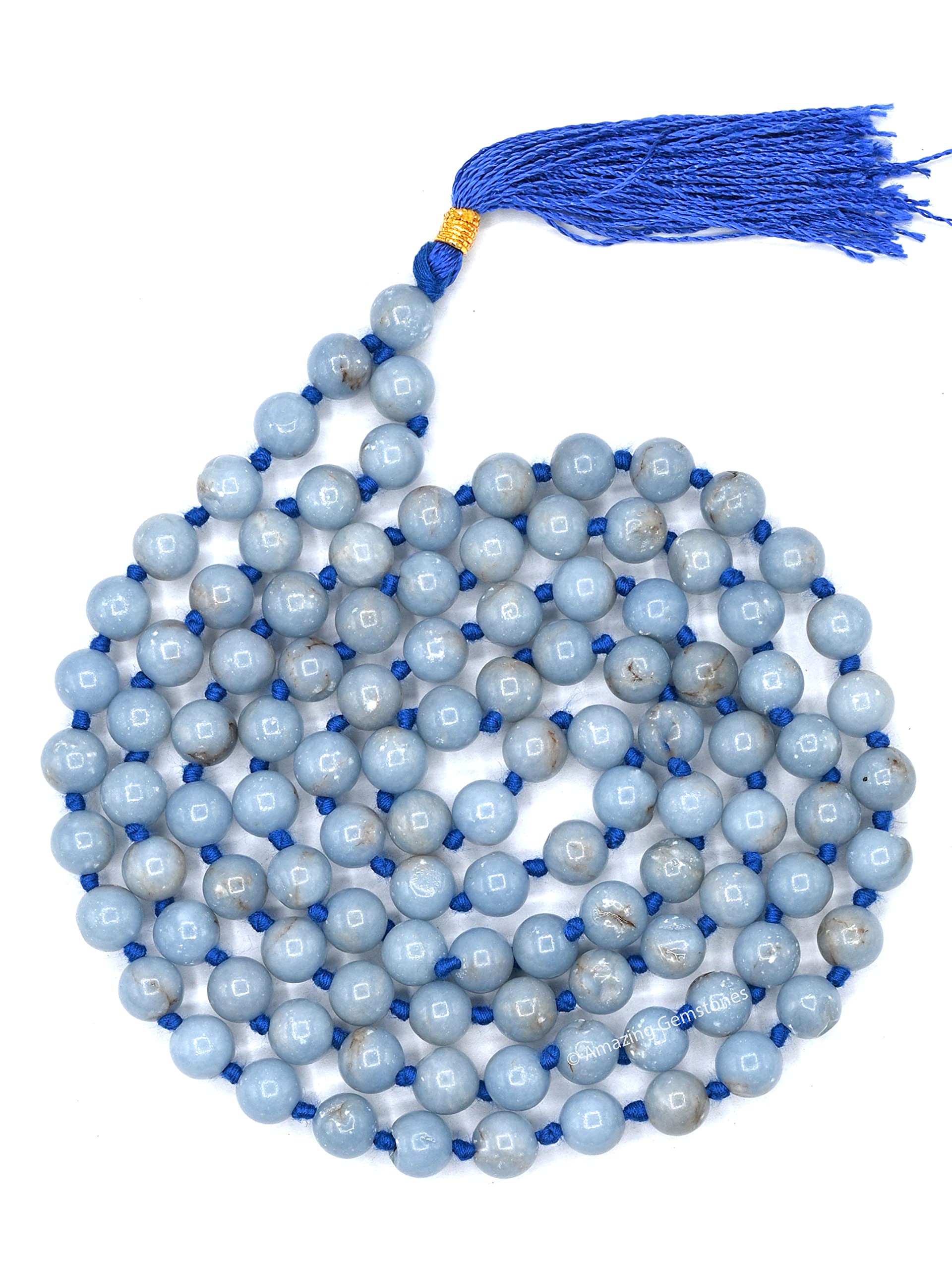 Japa Mala 108 Prayer Beads Necklace and Wrist Mala Bracelet for Meditation
