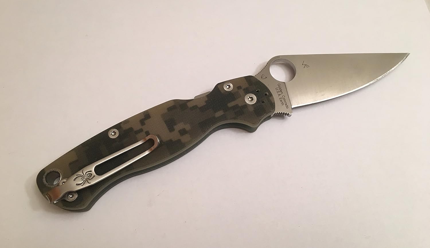 Titanium Clip Made For Spyderco Paramilitary 2 C81GP2 C81GPCMO2 C81GPDBL2