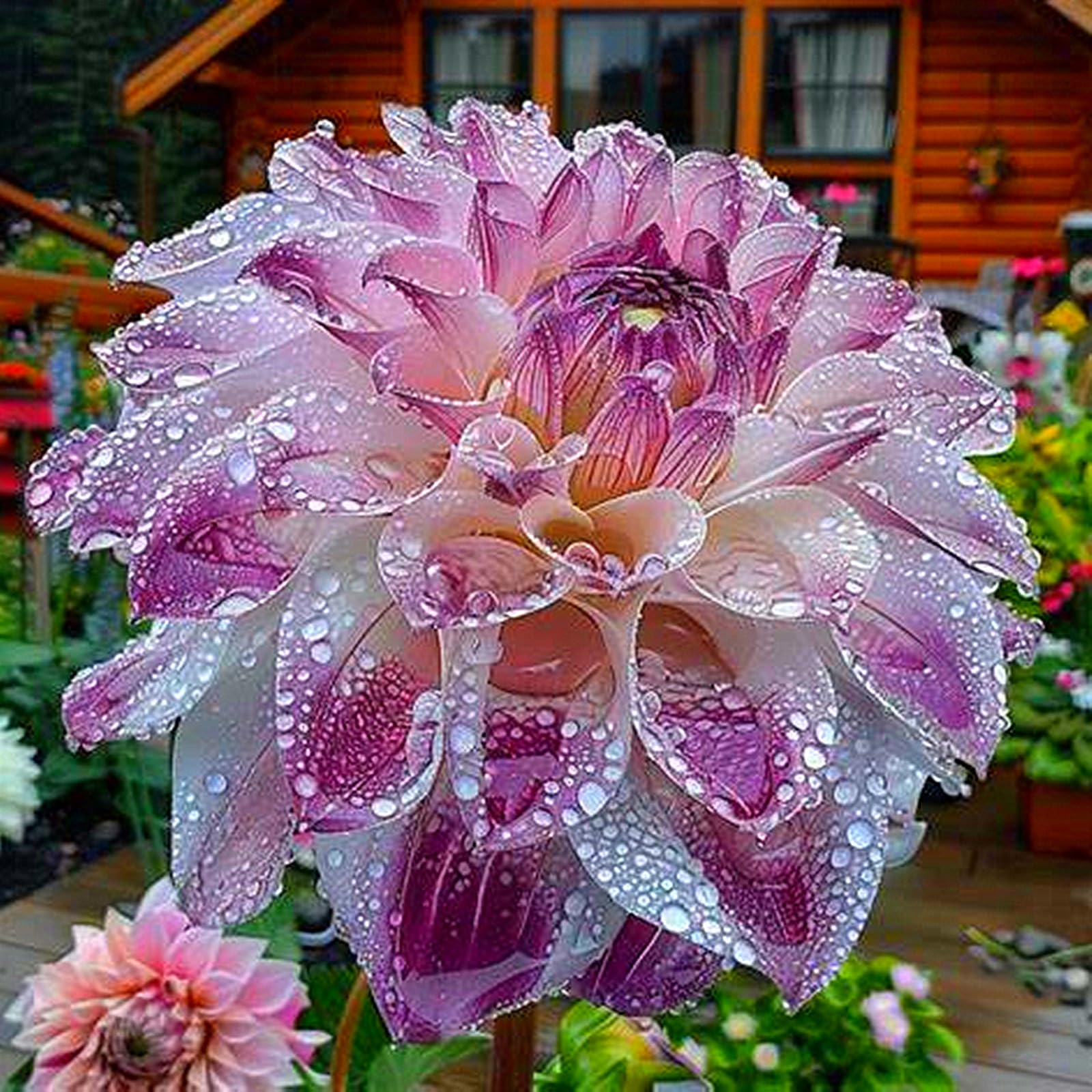 Dahlia Bulbs for Planting,Flowering Rhizome,Excellent Display Indoor Perennial Balcony Garden Bulbs,Dahlia Tubers UK,Dahlia Bulbs Mix-8bulbs-J
