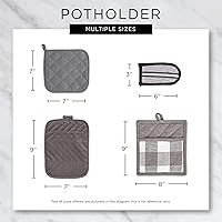 Vista 8 de Grado profesional y comercial, cocina de rayas de chef, juego de cocina, gris