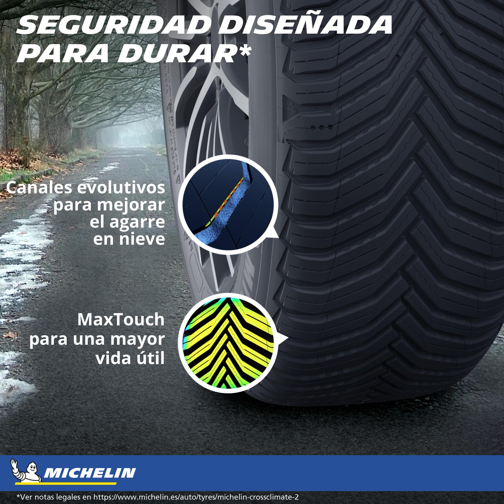 Neumático All Season Michelin CROSSCLIMATE 2 205/60R16 96V XL