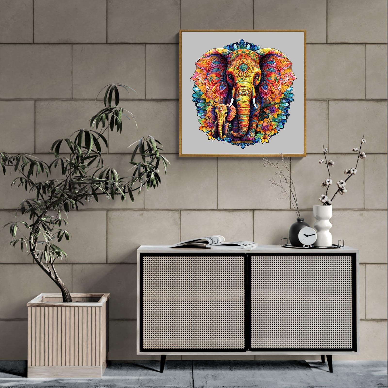 Puzzle En Bois KAAYEE – Forme Animaux Cheval – Pièces Uniques, Coffret Cadeau En Bois – Défi 3h