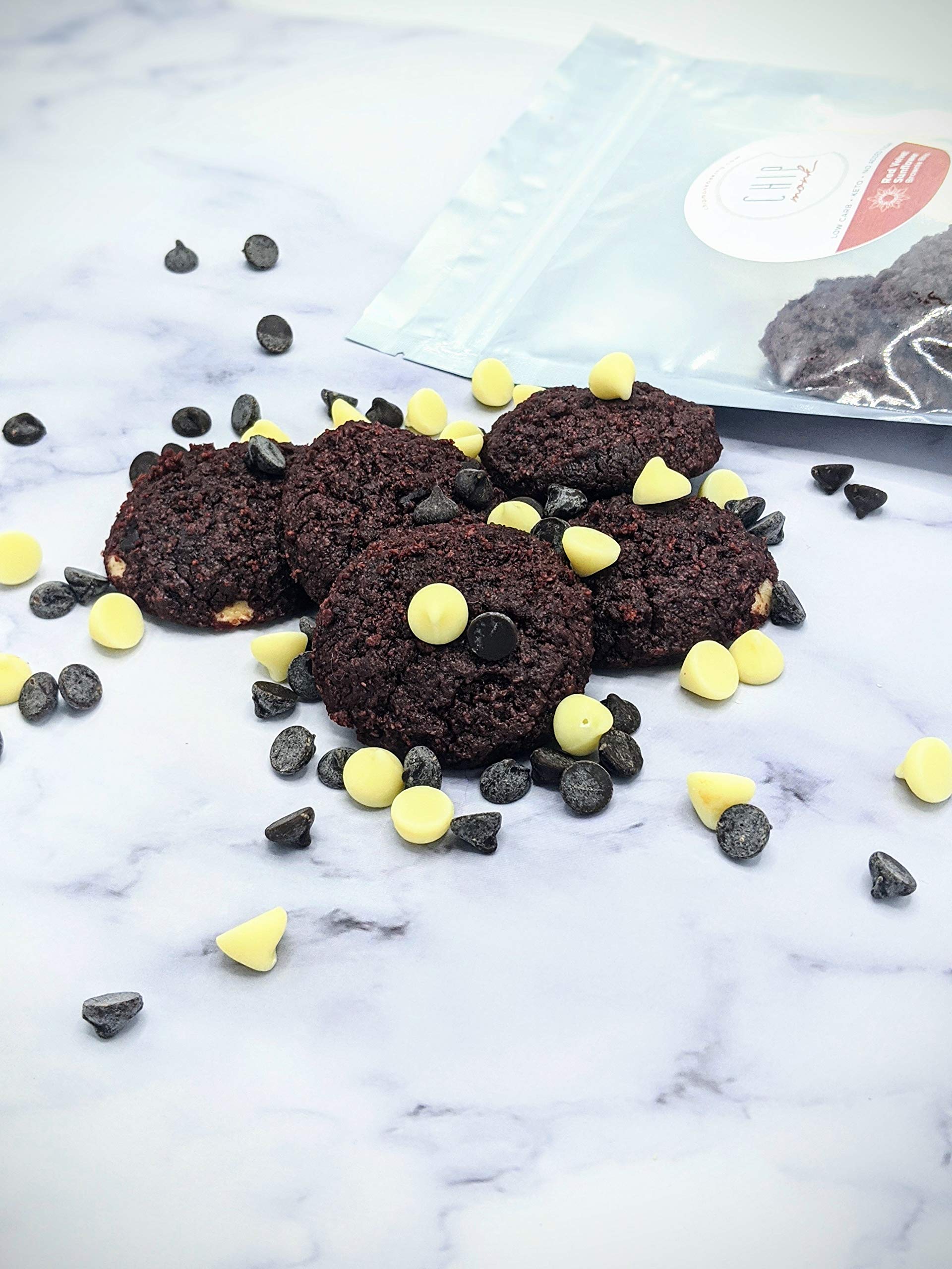 ChipMonk Keto Cookie Bites - Keto Snacks with Zero or Low Carb, Gluten-Free Keto Cookies, Nutritious, High Fat, Protein, Low Sugar Dessert Snack Foods for Ketogenic Diet or Diabetics, Macro Nutrition - 4 Pouches - 32 Bites