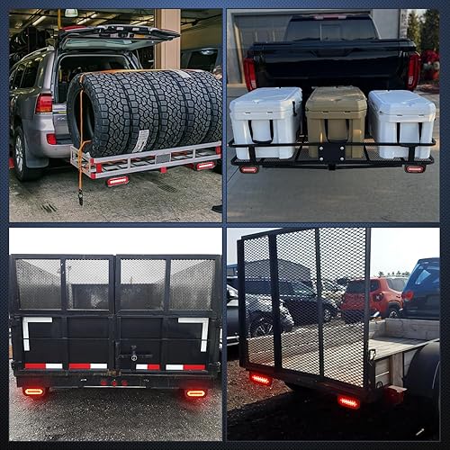 Vista 156 de Nilight Kit de 2 luces traseras para remolque, 40 LED, luces de marcha atrás, luces de marcha atrás, impermeables, para camiones de 10-30 V, RV, 2