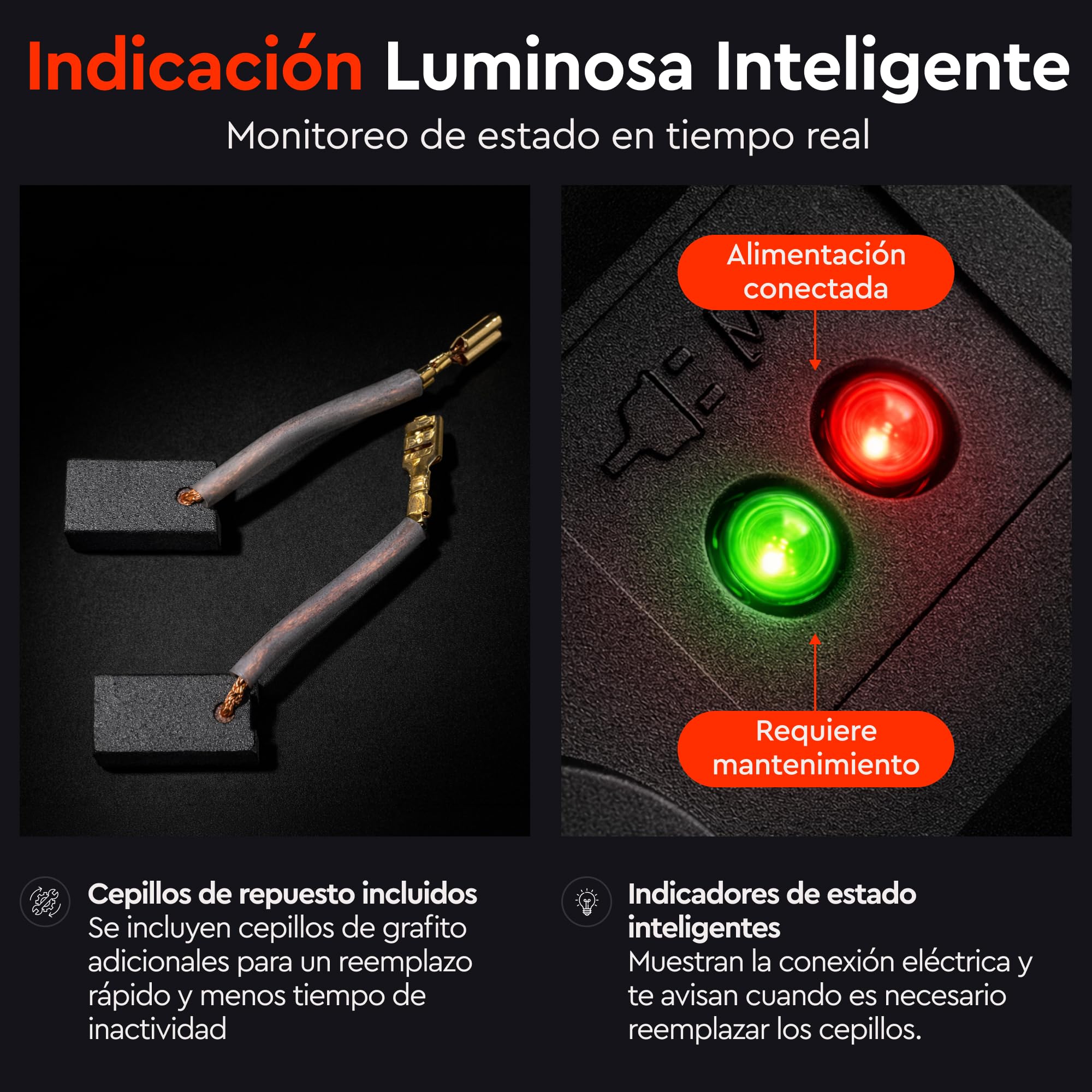 Martillo Perforador SDS Plus 1650W 5,5J, Taladro Percutor Profesional 4 Modos, Velocidad Variable, Sistema Antivibración, Embrague de Seguridad R-Control, Ø36 mm Hormigón, Cable 4 m, BH-20