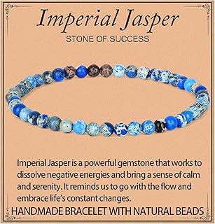 LPBeads Blue Imperial Jasper Bracelet