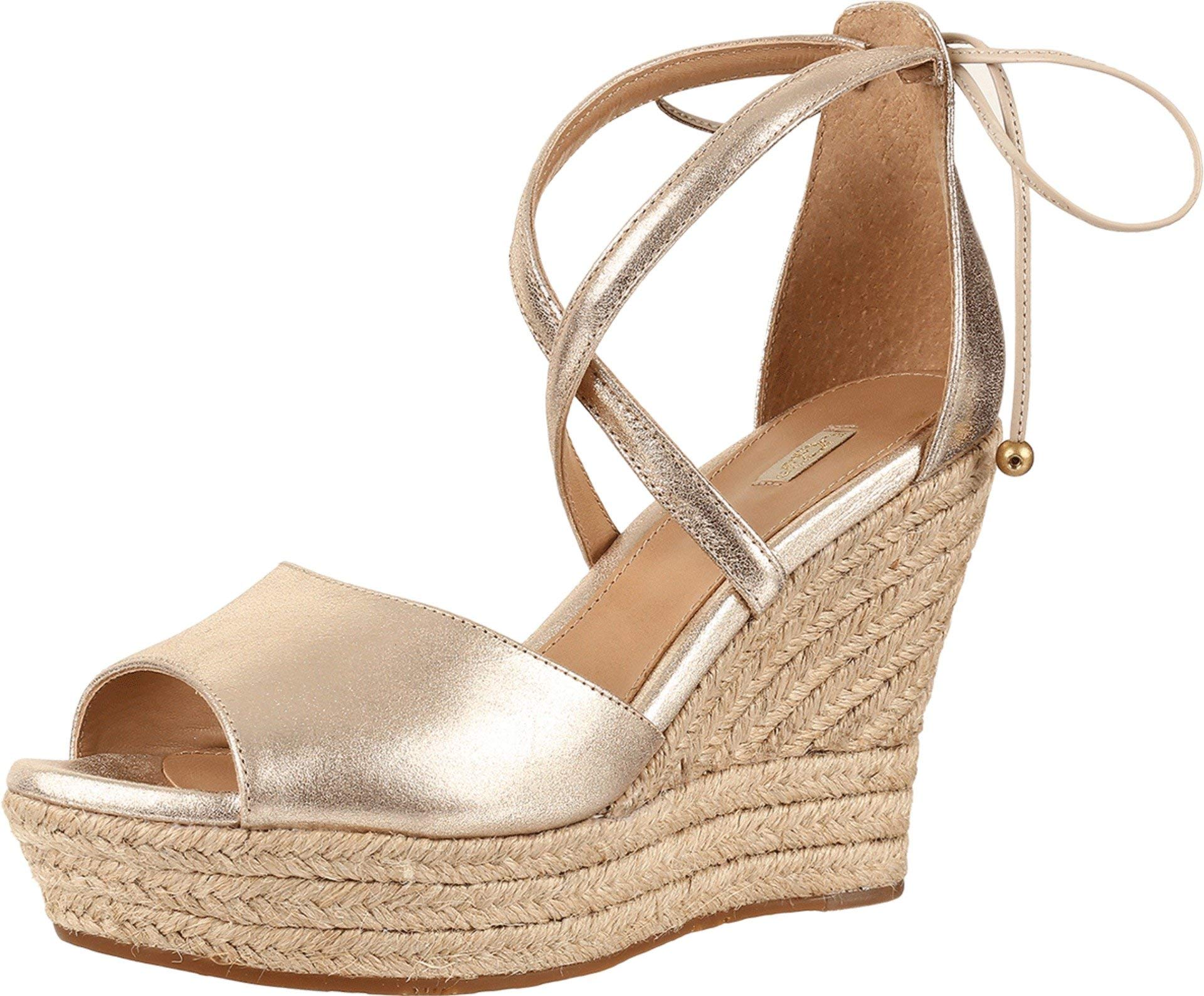 UGG Womens Reagan Metallic Wedge Sandal