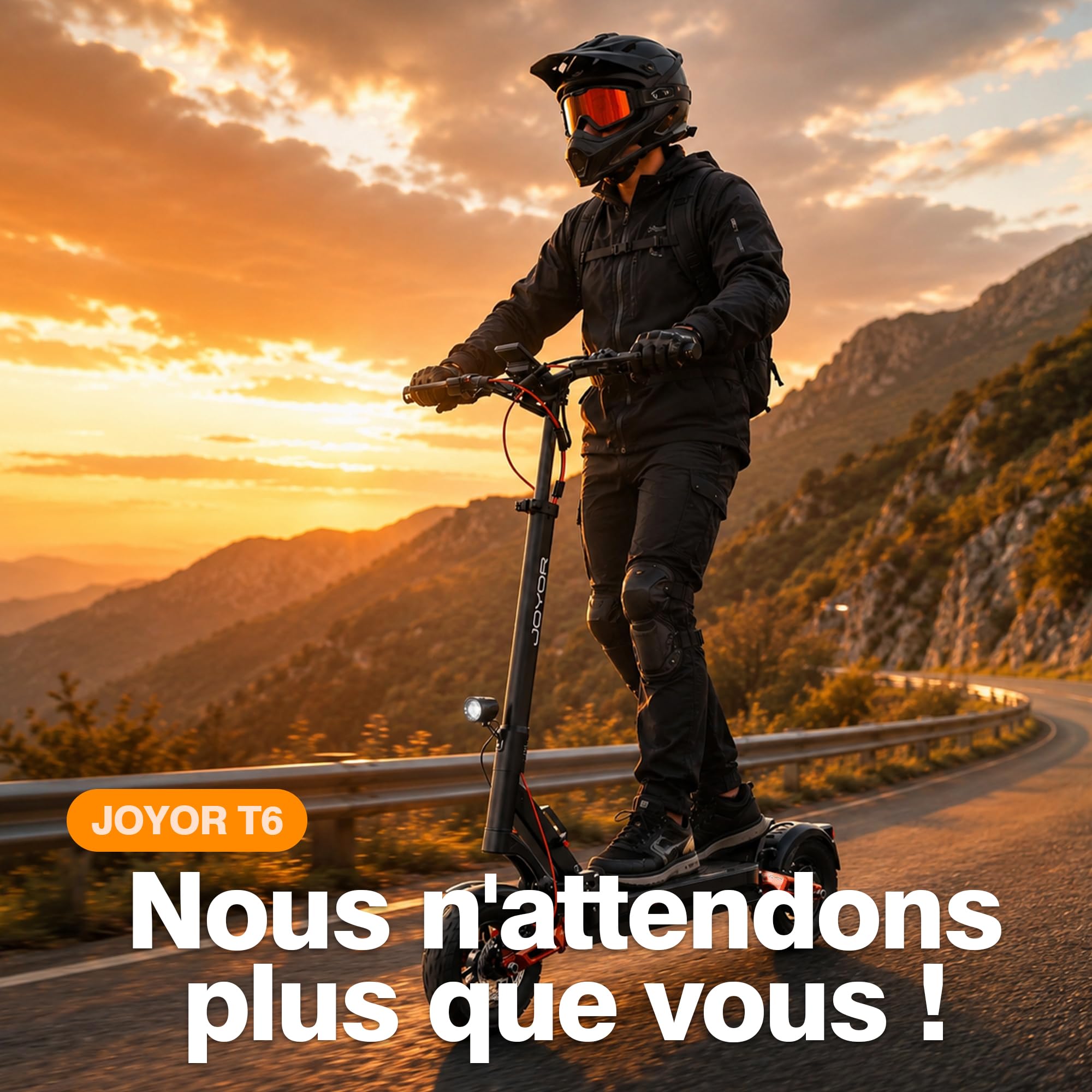 Trottinette Électrique Adulte 500W, Batterie 48V 18Ah, Autonomie 70 km, Vitesse 20 km/h, Pneus Gonflables 10”, Double Suspension, Freins à Disque, Cadre Aluminium, Pliable