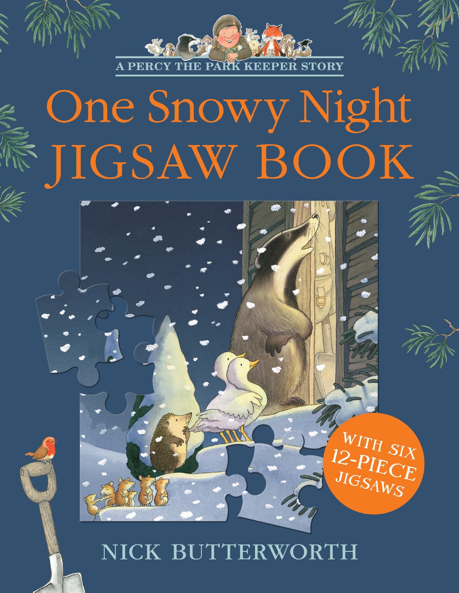 One Snowy Night Jigsaw Book: The beautiful illustrated children’s classic in a new novelty format (Percy the Park Keeper)