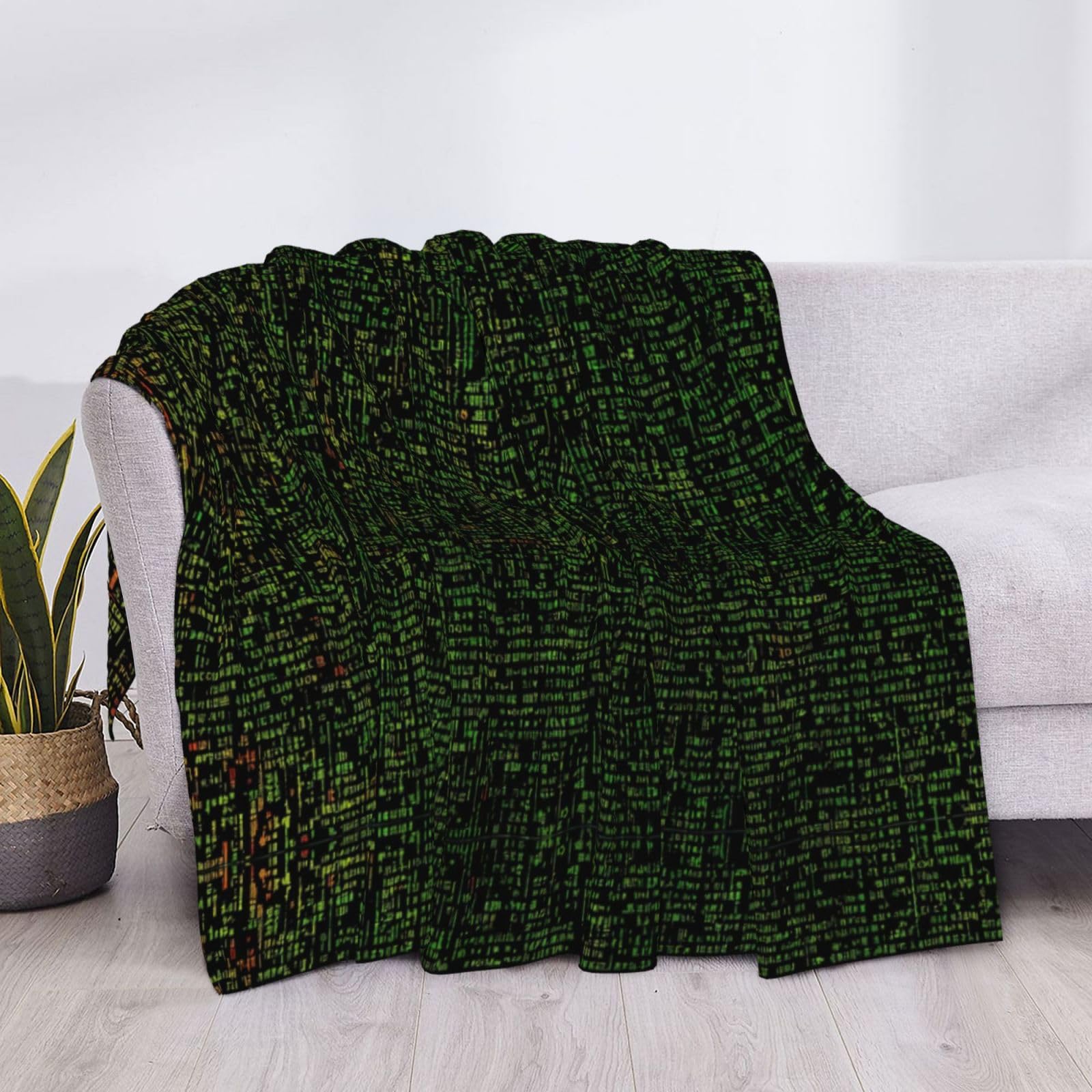 Gewichtete Mathematikformel-Decke, 76,2 x 101,6 cm, weiches Flanell, wendbar, gemütlich, extra warm, Decke für Bett, Couch