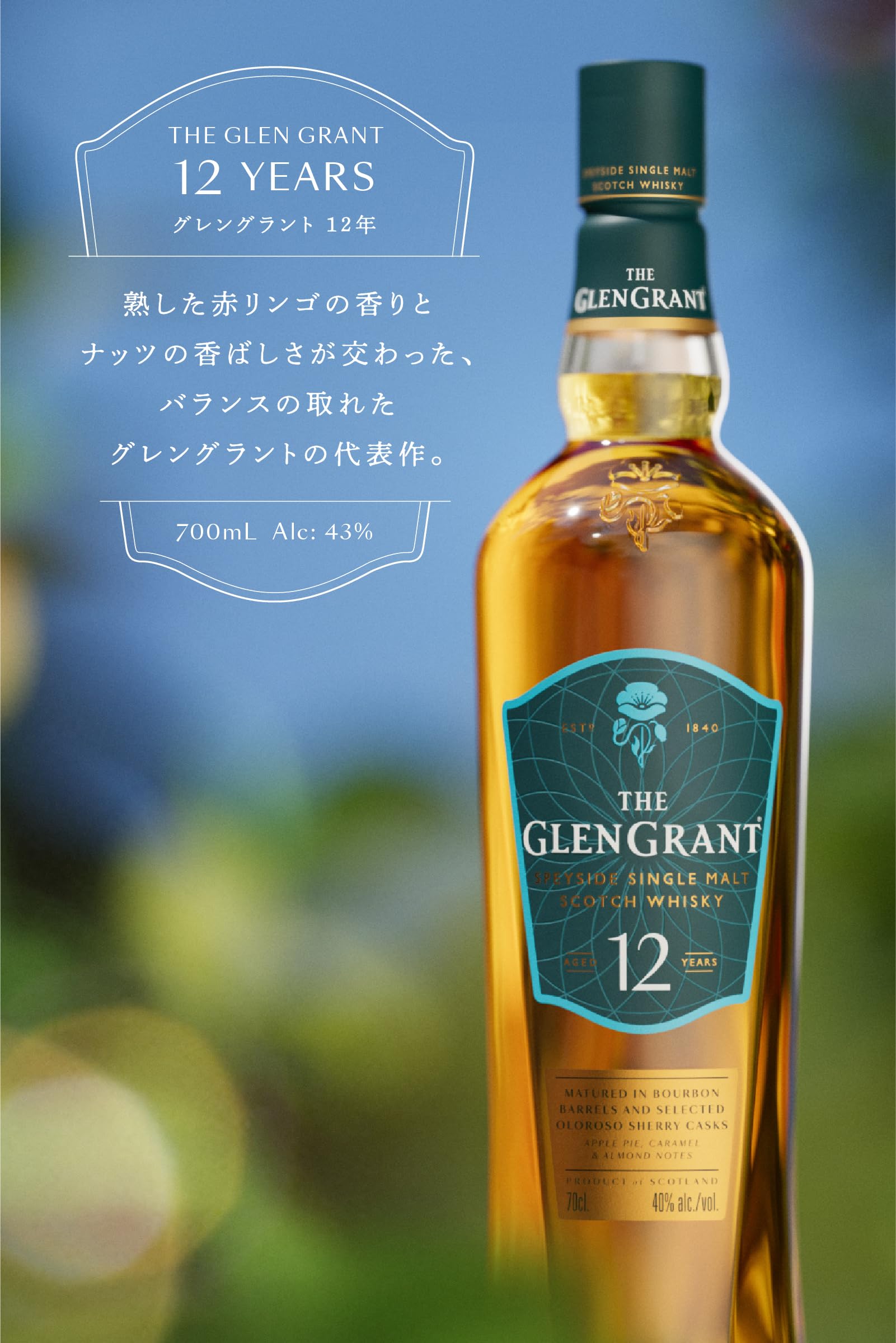 Amazon.co.jp: THE GLEN GRANT (ザ グレングラント) グレングラント 12