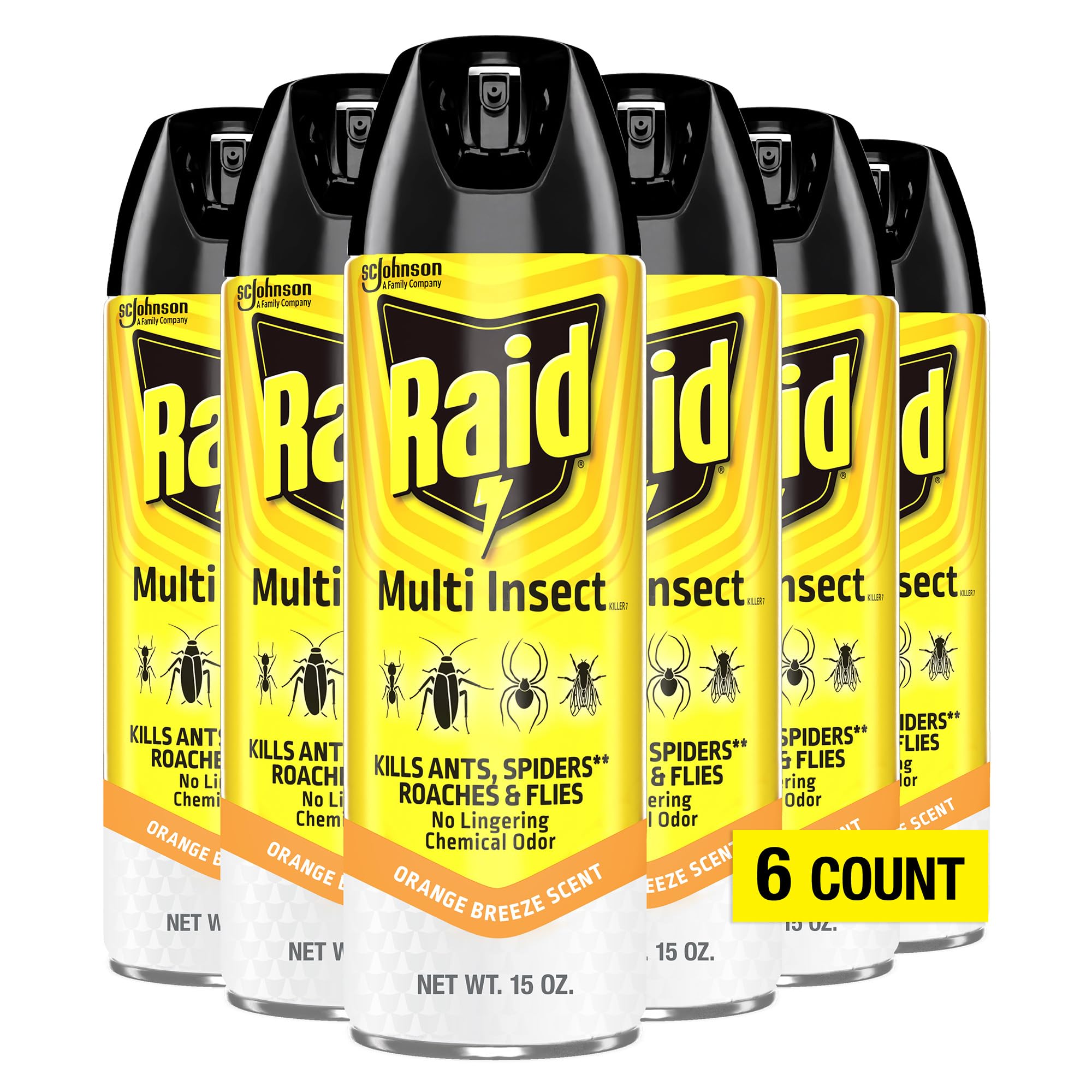 Amazon.com: Raid Multi Insect Killer, Orange Breeze 15 Ounce (Pack
