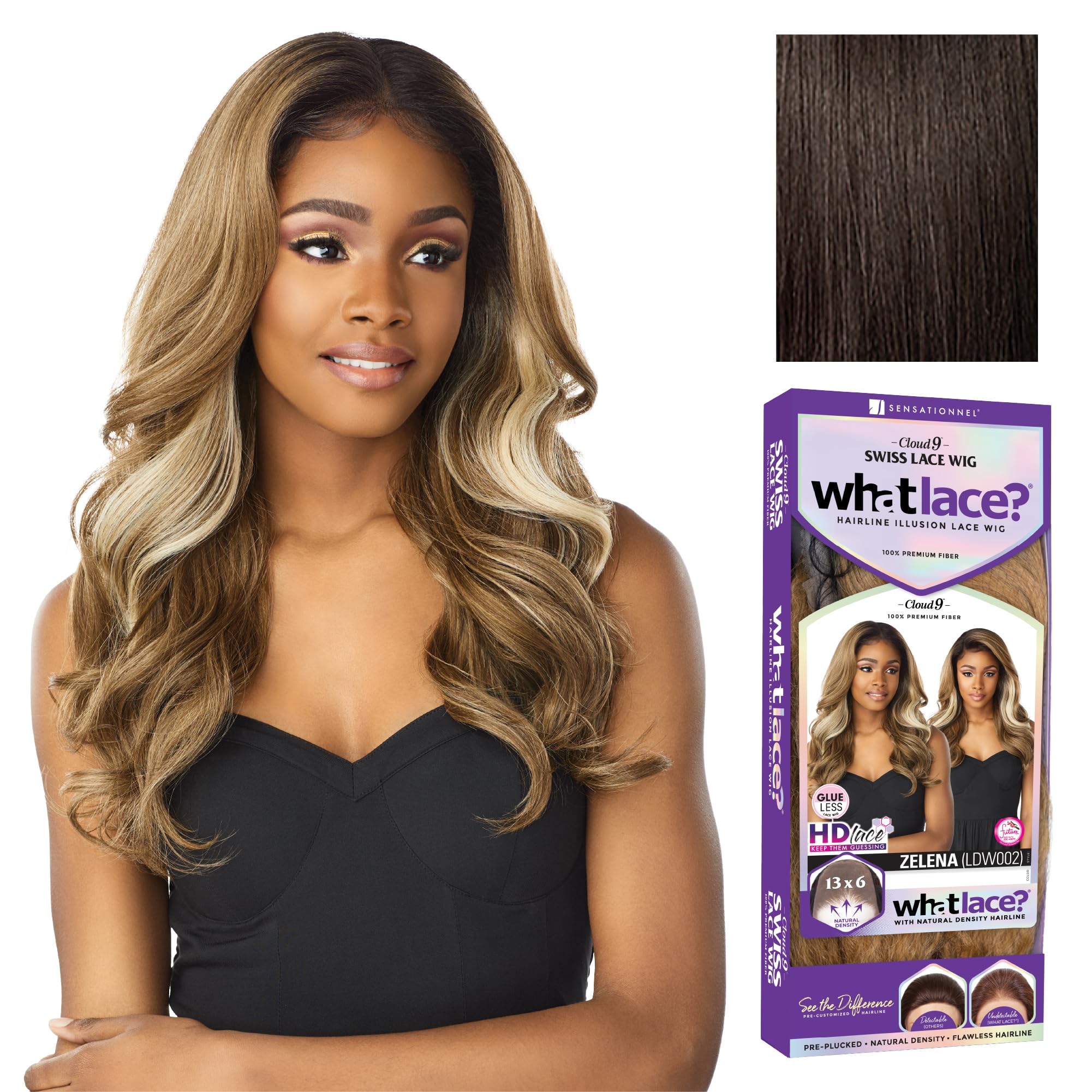 Sensationnel CLOUD 9 HD Lace Front Wig What Lace Swiss Lace 13X6 Zelena (2)