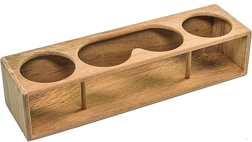 SeaTeak 62634 - Estante para binoculares aislado para cuatro bebidas