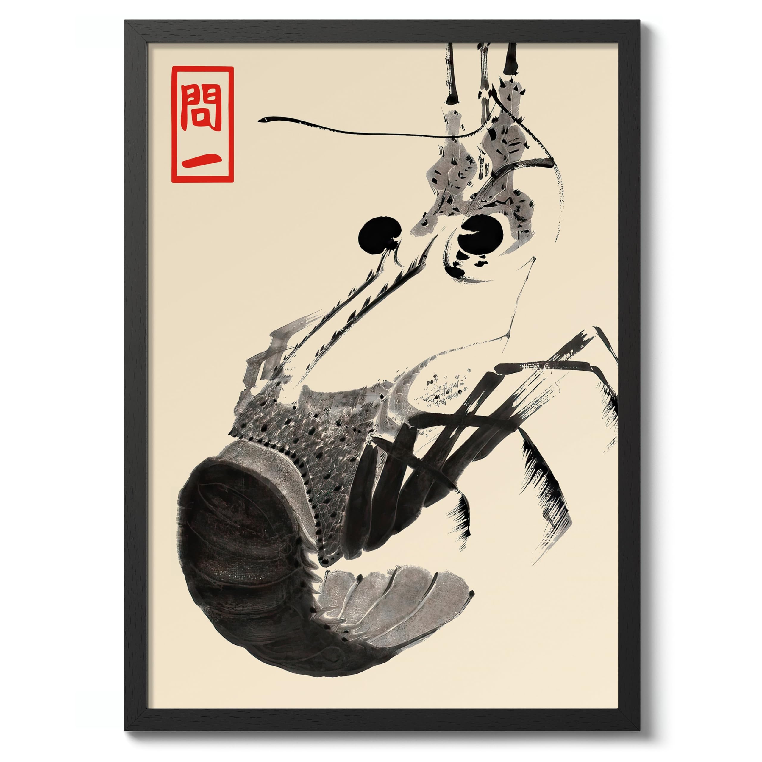Matsumoto Hoji Sad Frog Poster, Japansese Art Woodblock Ukiyo-e Print, Framed Japanese Wall Art, Archival Matte, A4 (Print Only) - 29.7x21cm — view 14