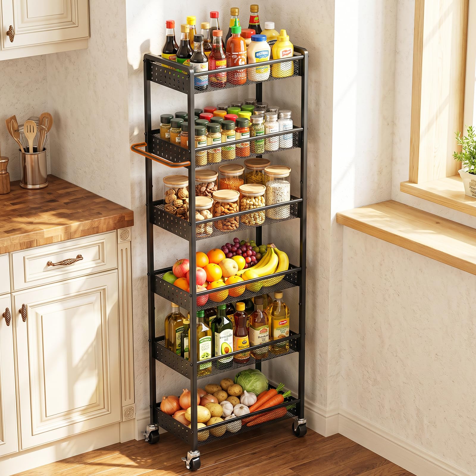 Xpatee 6 Tier Slim Storage Cart