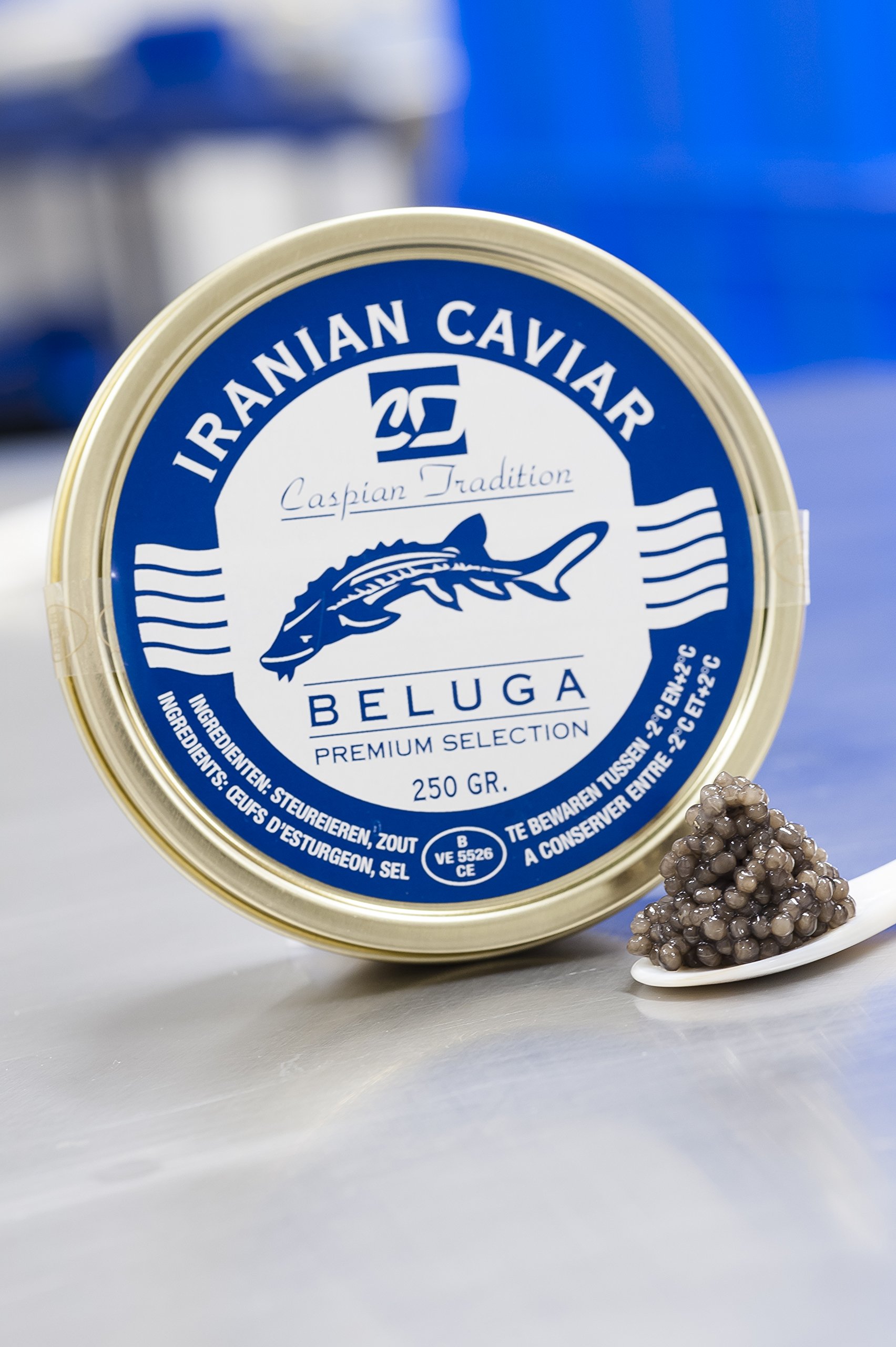 Caviale Beluga (Huso Huso) 125g - Caviar beluga Origine
