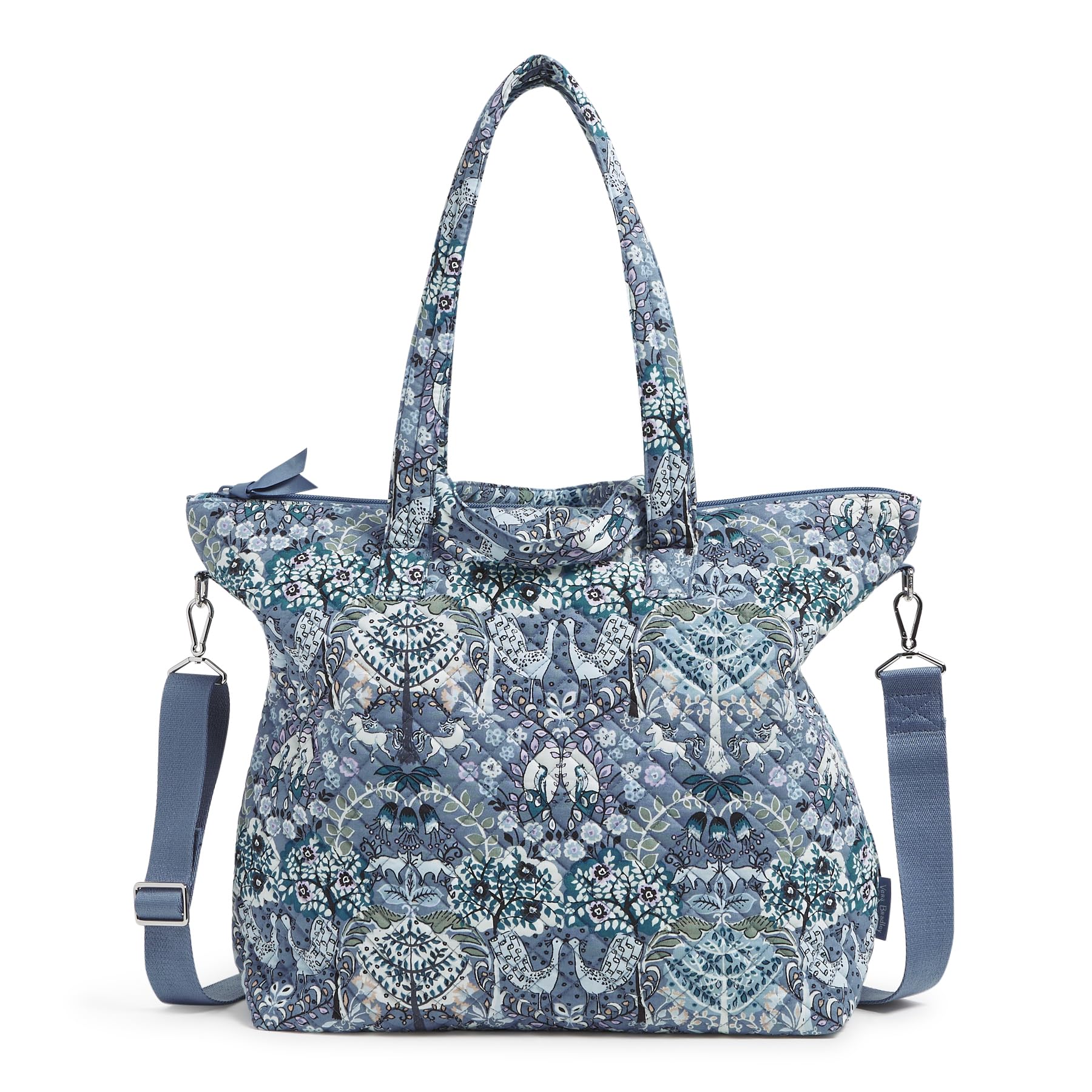 Amazon.com: Vera Bradley Cotton Slouchy Tote Bag