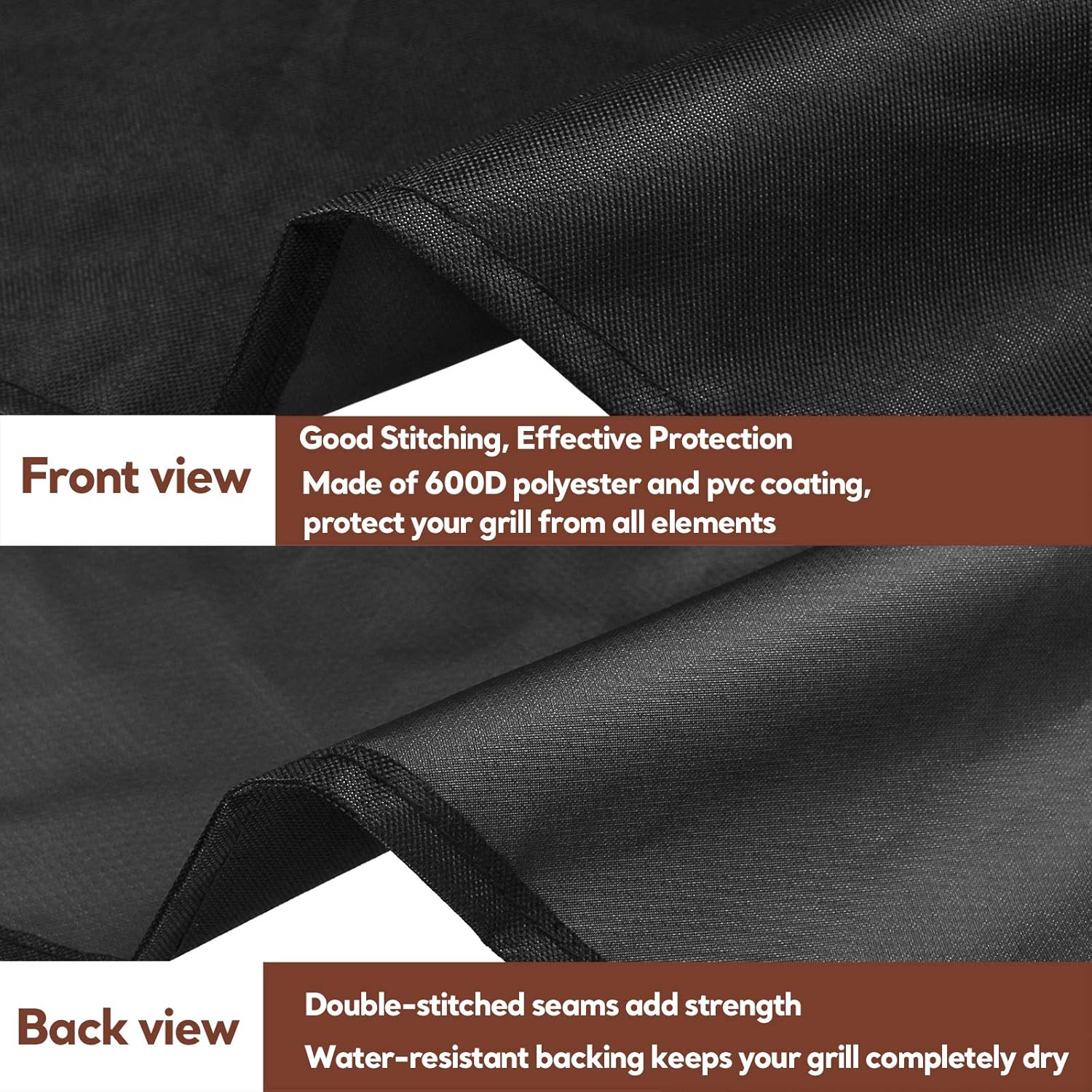 Get Special Price Uniflasy 48 inch 7138 Premium Grill Cover BBQ Grill Cover for Weber Spirit 200 and Spirit II 200 Series 2 Burner Covers Heavy Duty and Waterproof Replacement Part for WeberBBQ Gas Grill