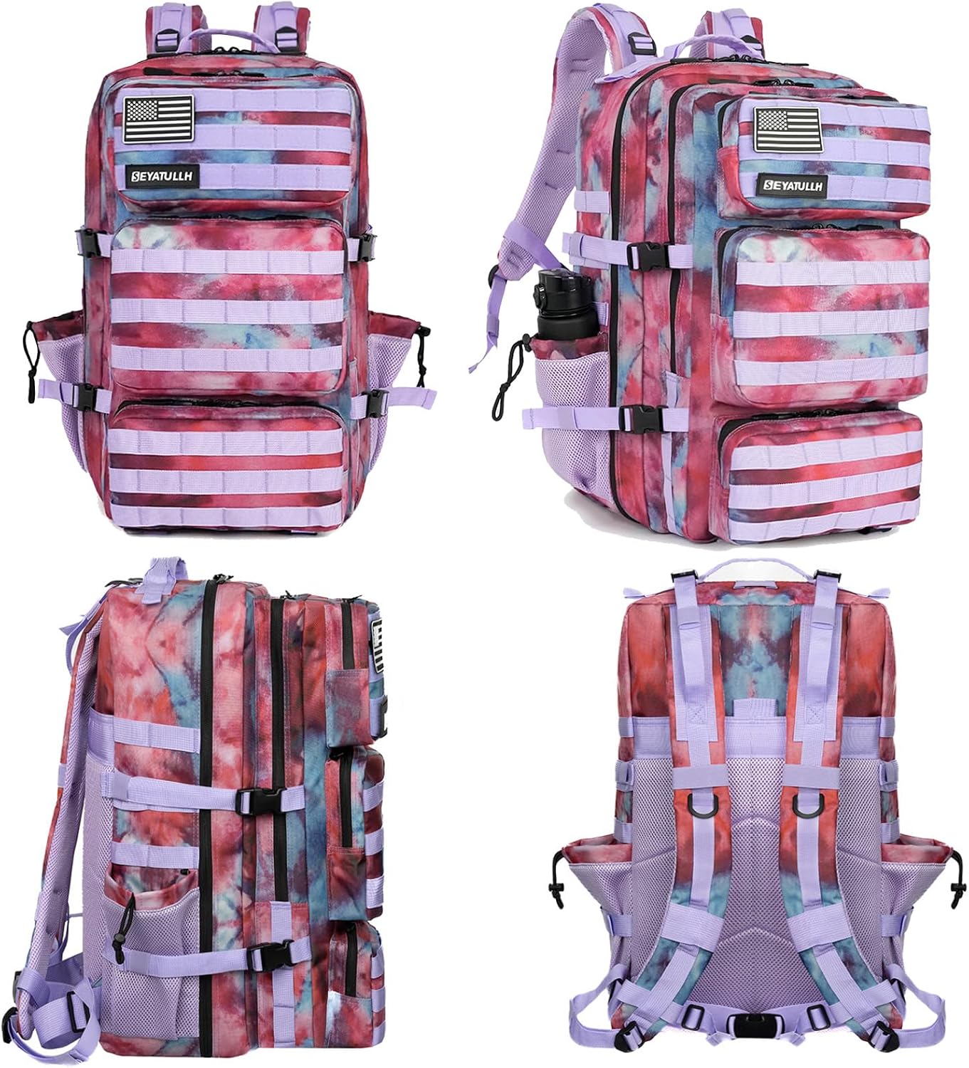 Military Tactical Backpack 55L for Men & Women Bug Out Bag Large Hiking Bag image 3
