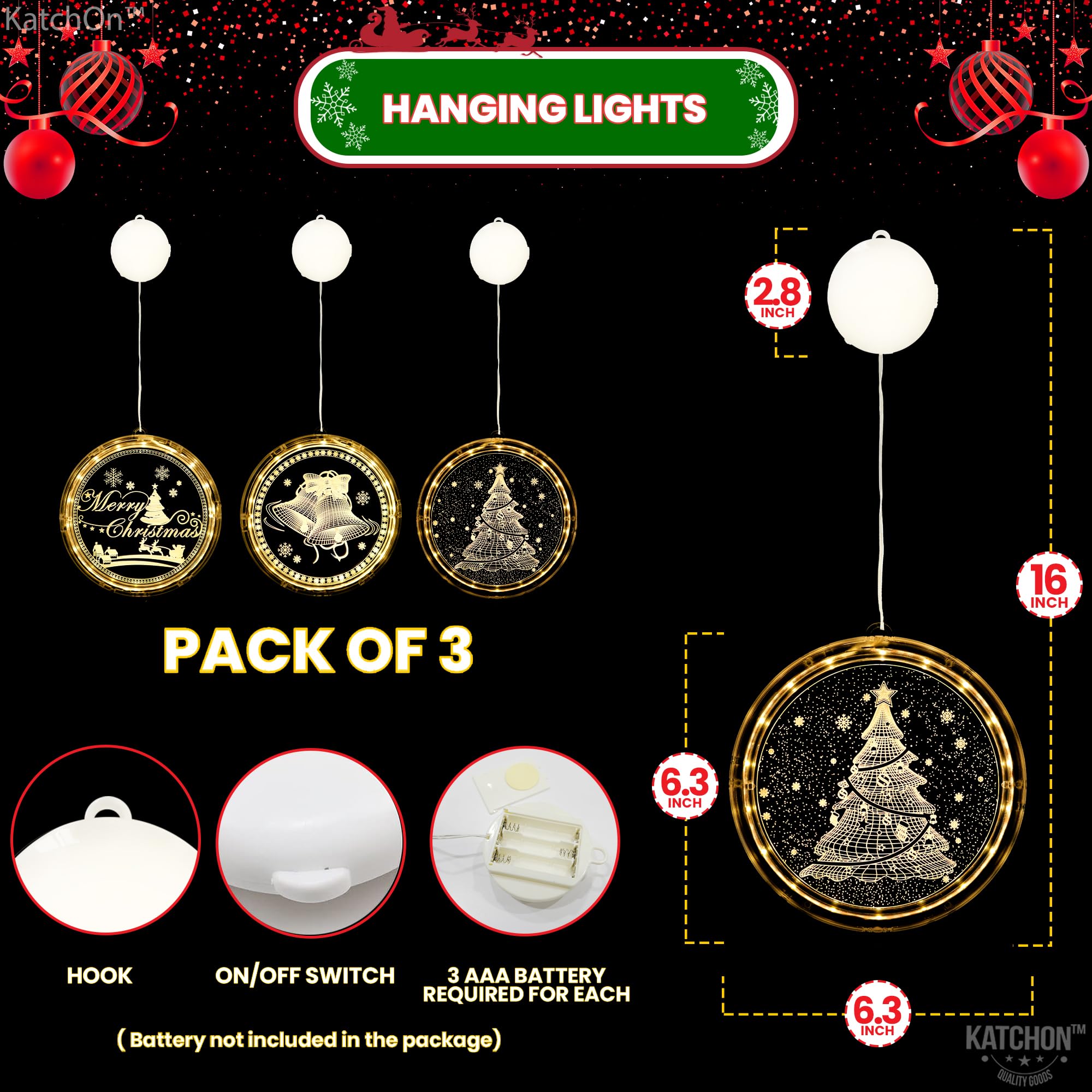 Amazon.com: KatchOn, LED Light Up Numbers 2025-8.2 Inch, Light Up