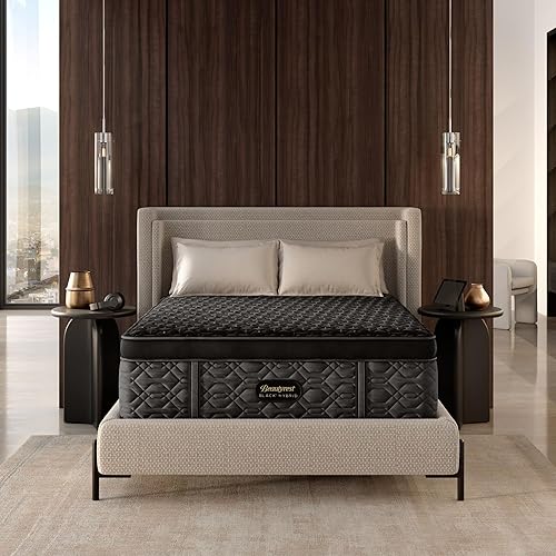 Beautyrest Black Series Four Apex Top Plush 16" Queen Hybrid Mattress, Cooling Tech, Contouring Comfort, Individualized Support, CertiPUR-US, 100-Night Sleep Trial, 10-Year Limited Warranty
