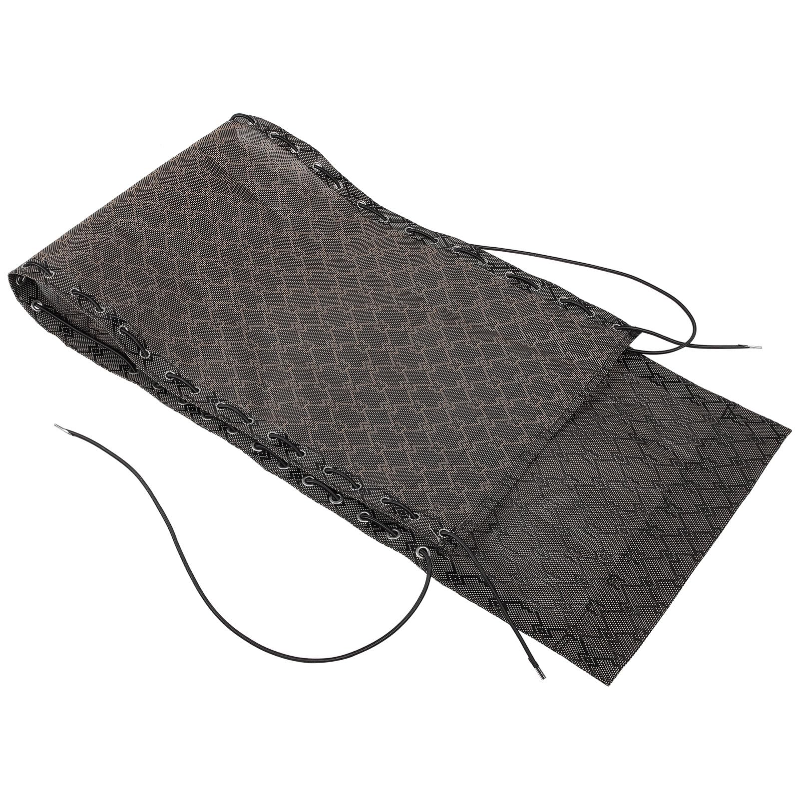 Toile de rechange pour chaise longue noire, oubliez l'humidité sur votre terrasse