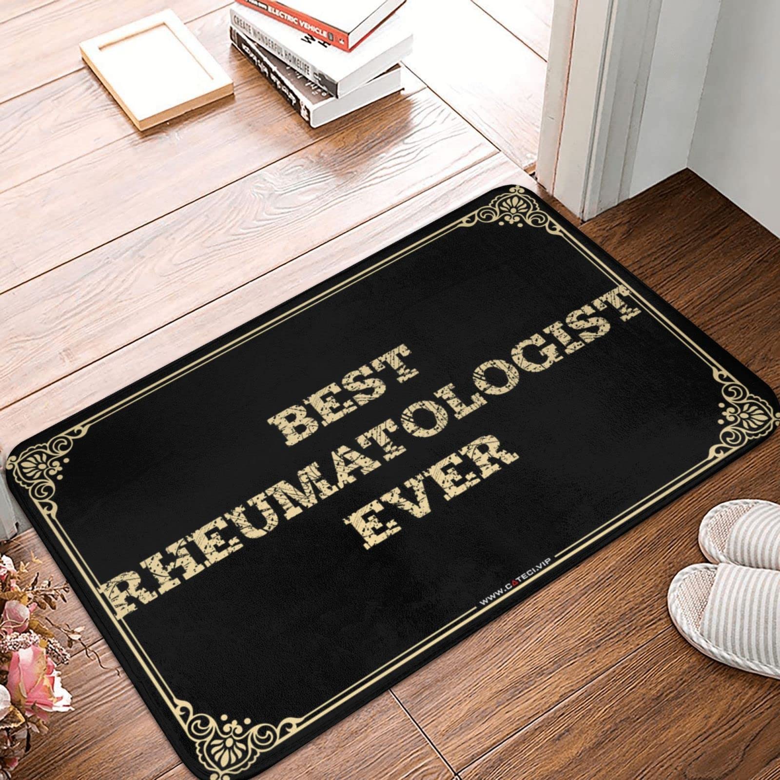 Tapis d'extérieur anti-saleté paillasson bienvenue à la maison 90cm