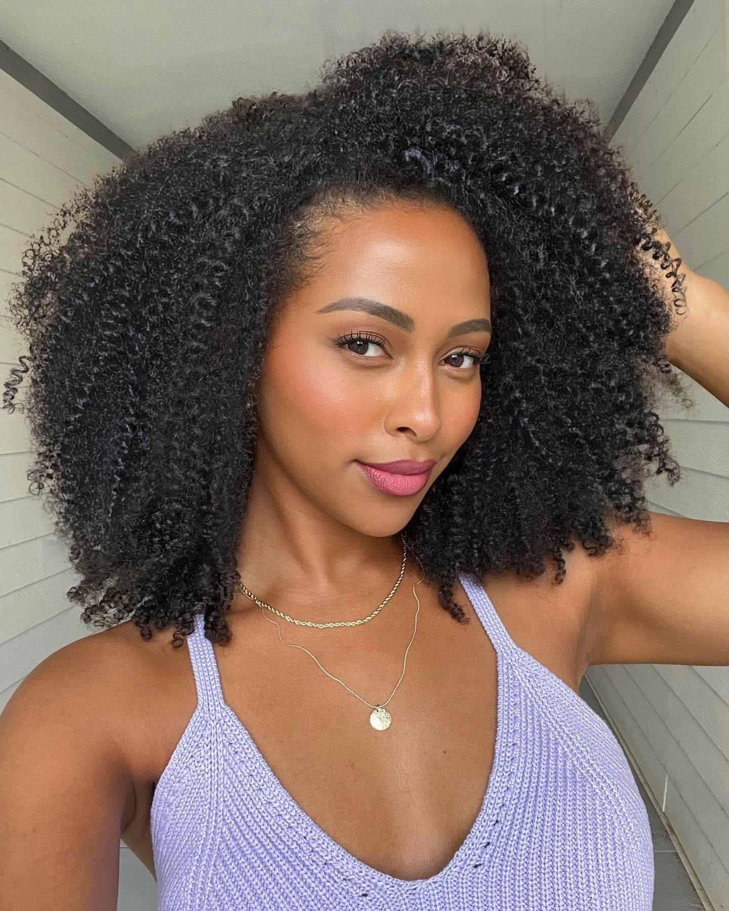 Amazon.com : LADY MIRANDA Afro kinky Curly Crochet Hair Marlybob