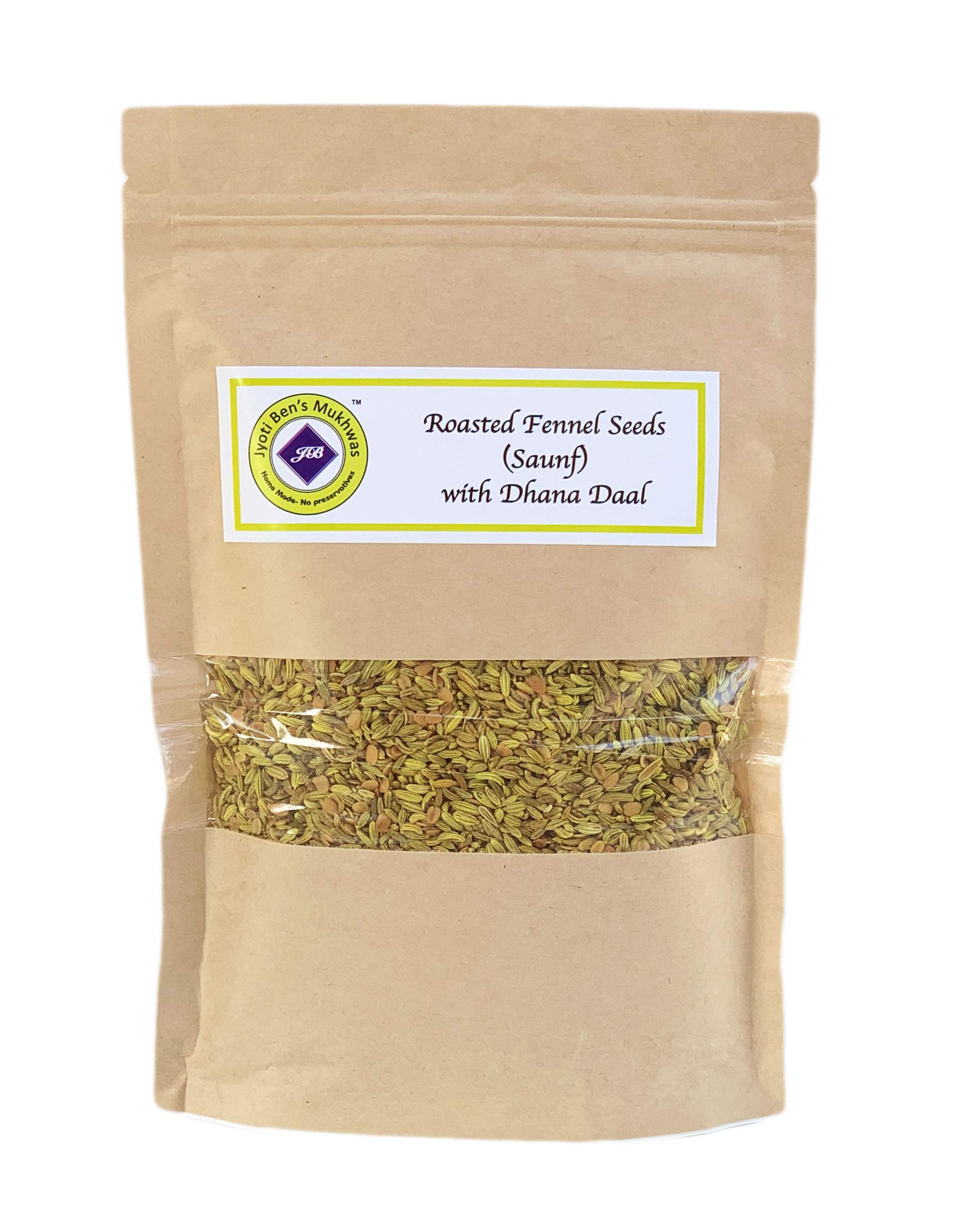Jyoti Bens Mukhwas - Roasted Fennel Seeds (Saunf) with Dhana Daal (250gm) |Premium Mukhwas|Digestive Mouth Freshener|After-Meal Snacks|100% Natural|Good For Digestion - 250 Gram (B08L9PQYJ5) Amazon Price History, Amazon Price Tracker
